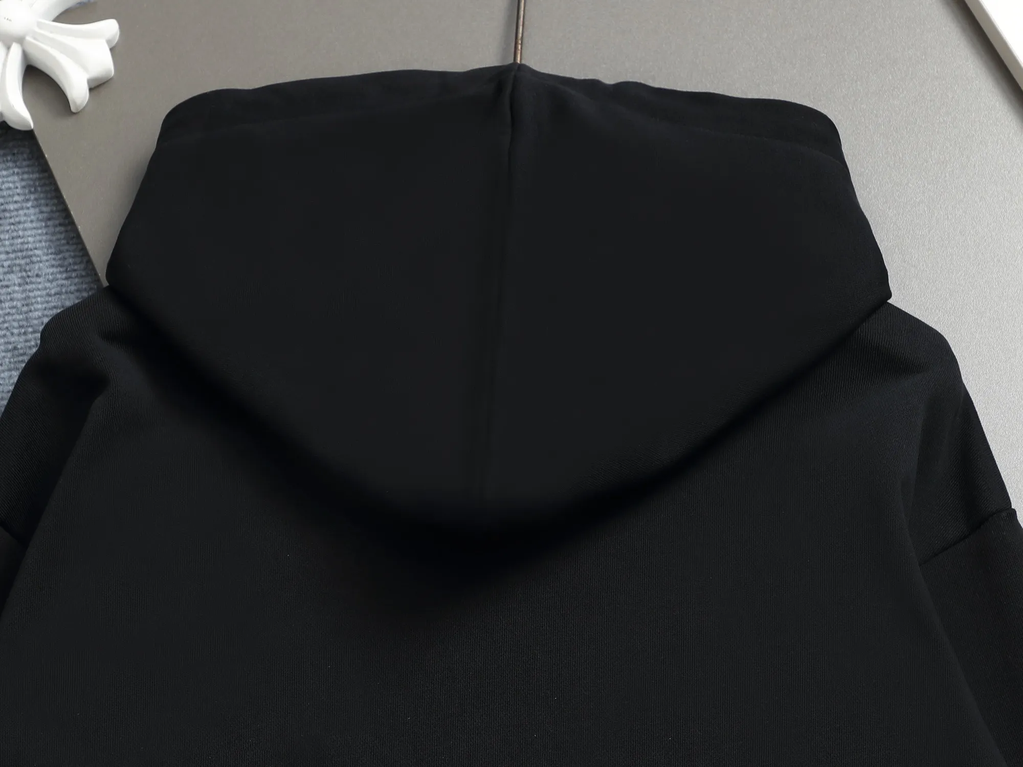 Logo-Embroidered Cotton-Jersey Hoodie D19023305 — view 11