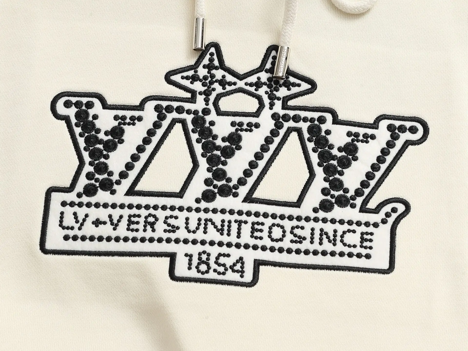 Logo-Embroidered Cotton-Jersey Hoodie D19023304 — view 4