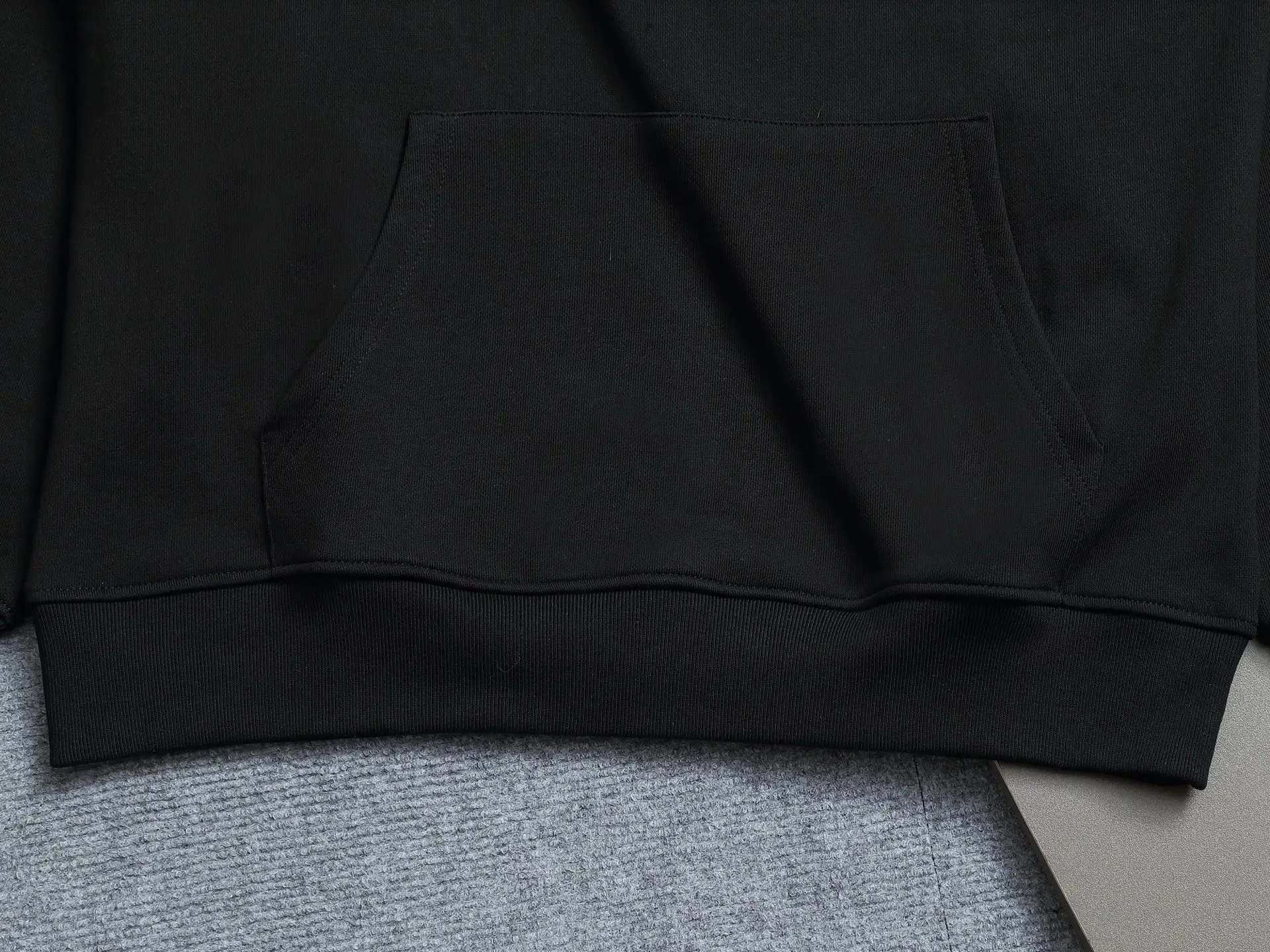 Embossed Logo Cotton-Jersey Hoodie D19023267 — view 4