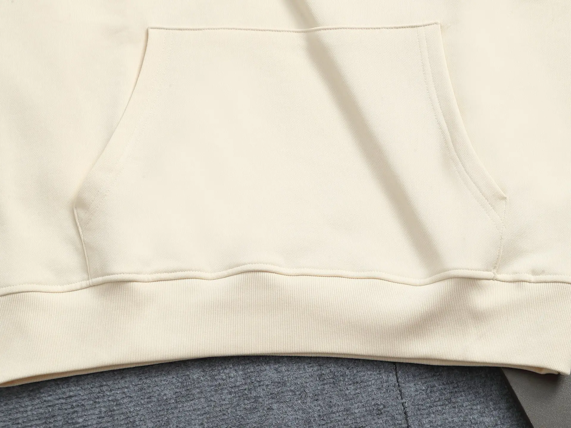Monogram Embroidered Cotton-Blend Hoodie D19023302 — view 4