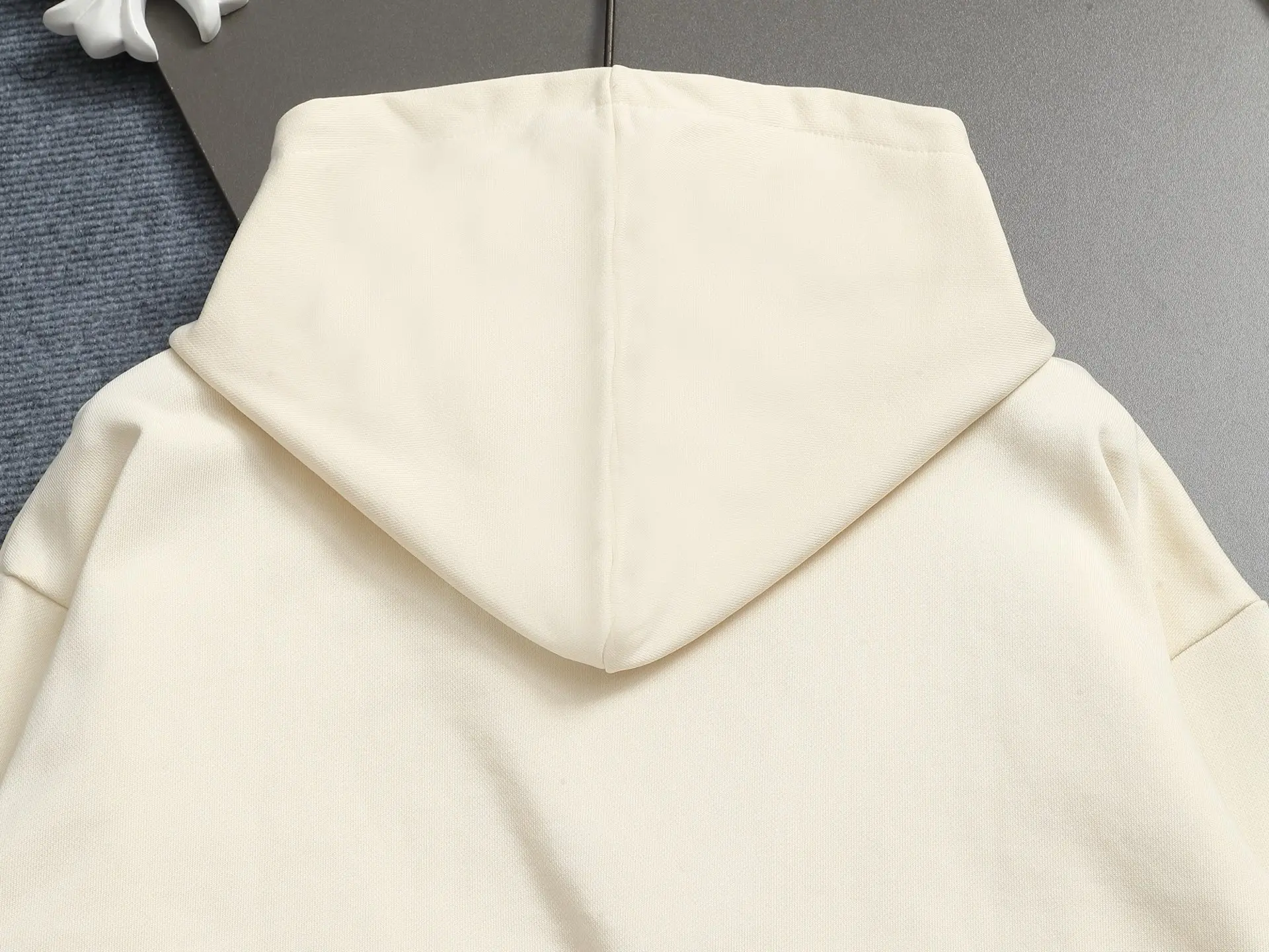 Monogram Embroidered Cotton-Blend Hoodie D19023302 — view 13