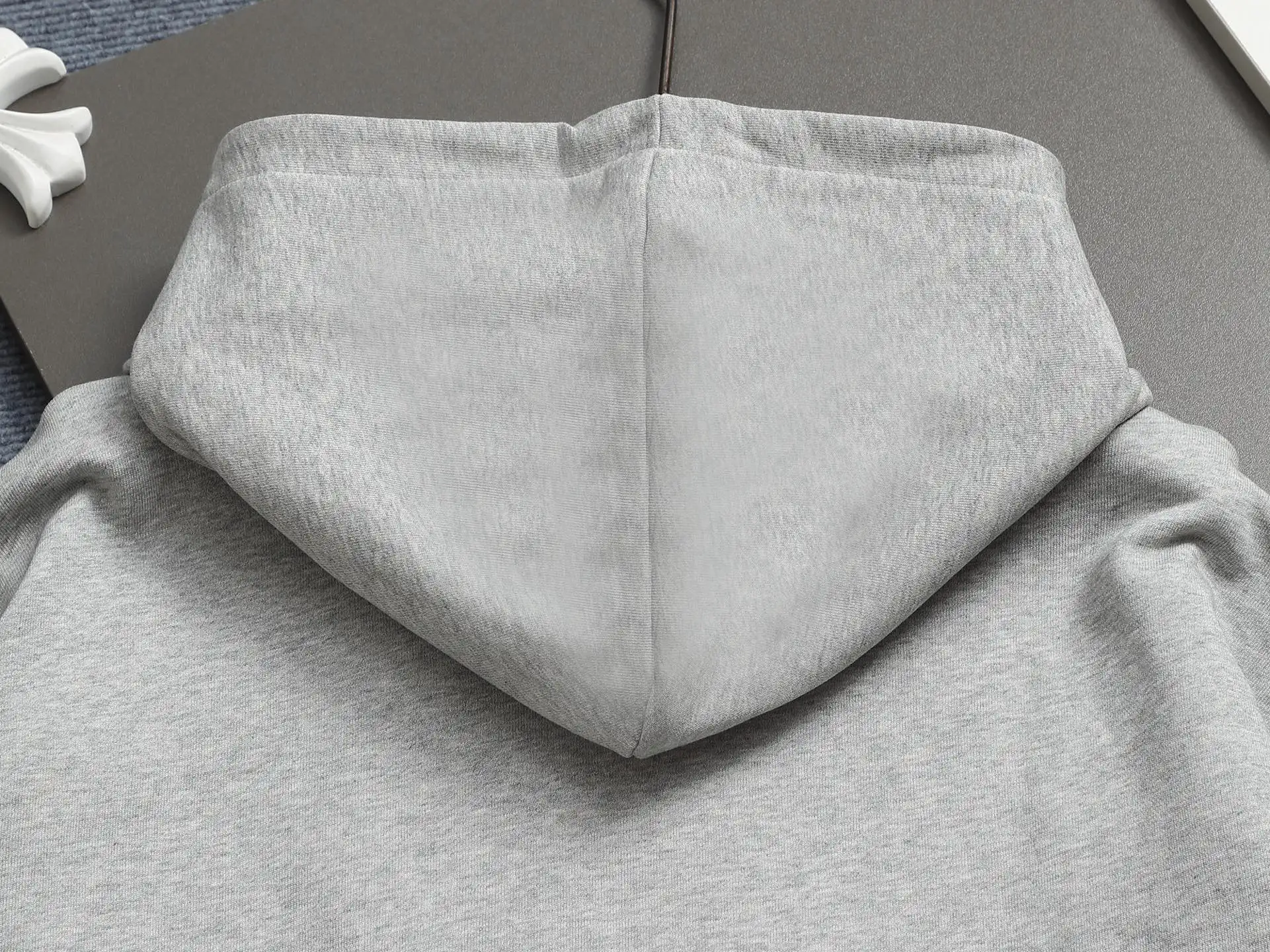 Monogram Embroidered Cotton-Blend Hoodie D19023301 — view 13