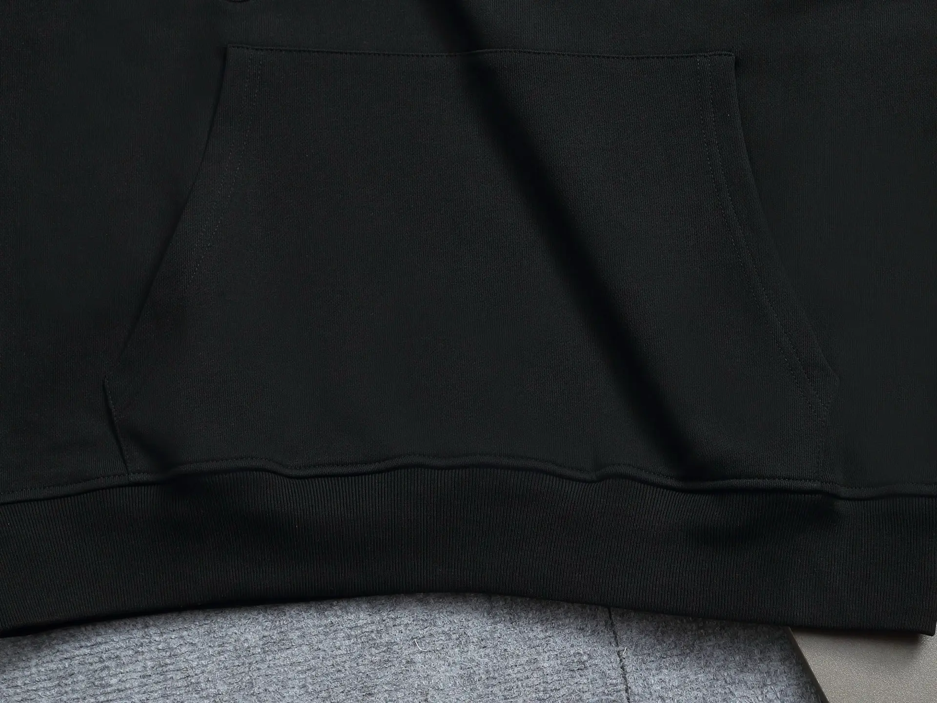 Monogram Embroidered Cotton-Blend Hoodie D19023303 — view 4