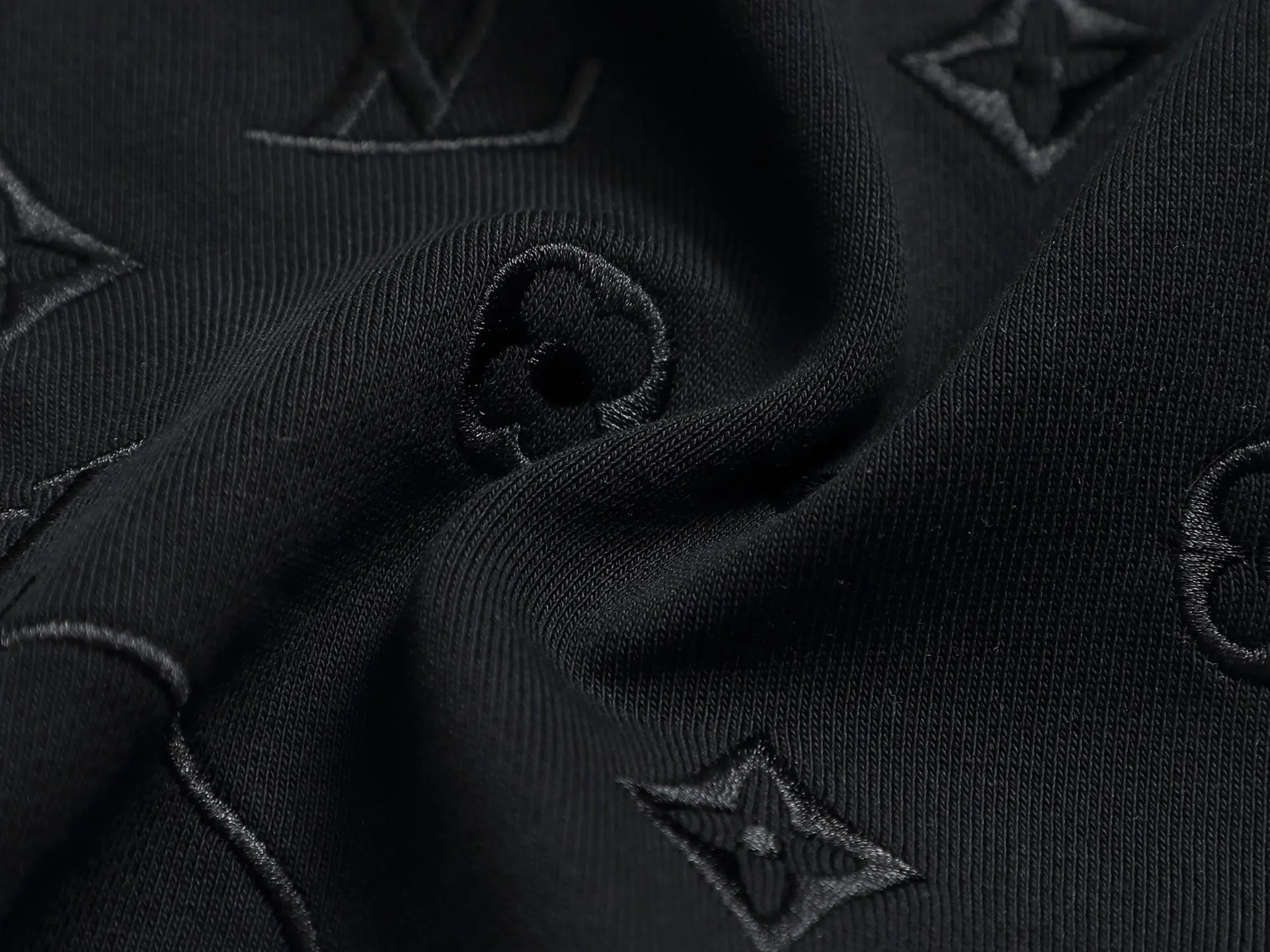 Monogram Embroidered Cotton-Blend Hoodie D19023303 — view 10