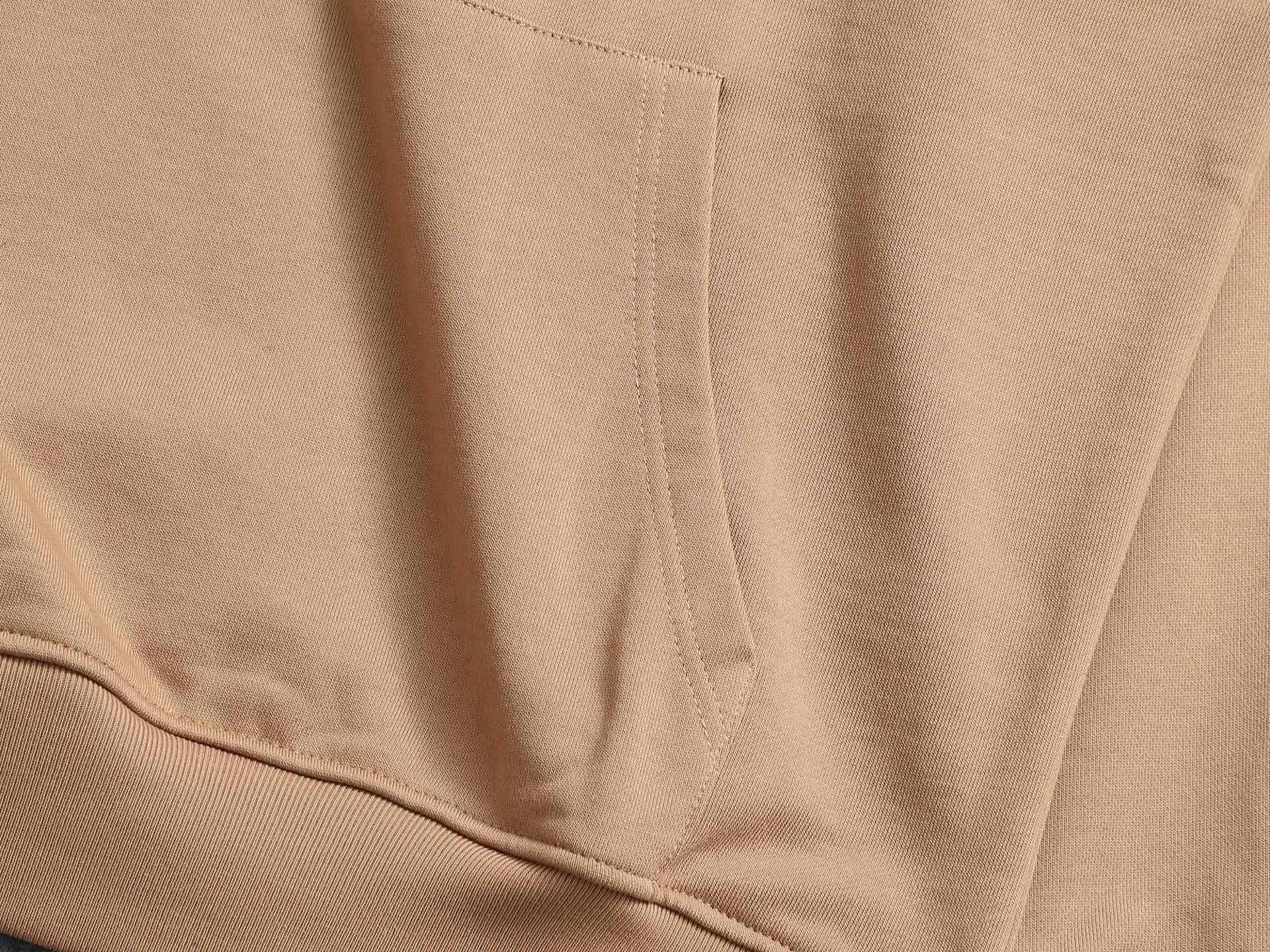 Check-Lined Cotton-Blend Hoodie D19521521 — view 6