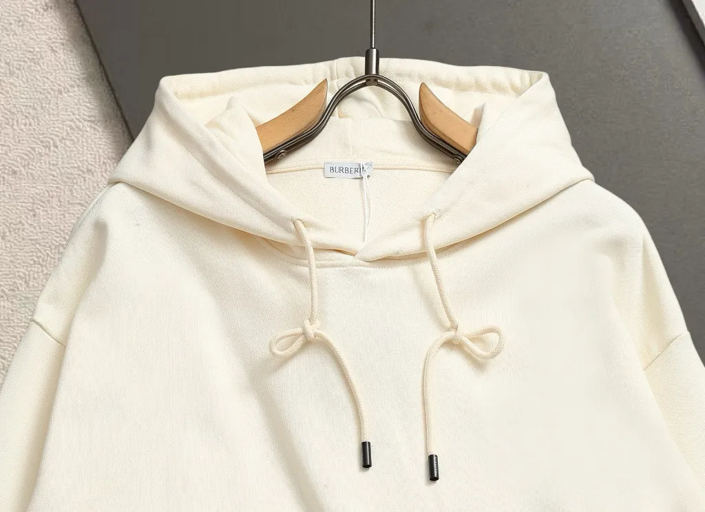 Logo Badge Cotton-Blend Hoodie D19521519 — view 3
