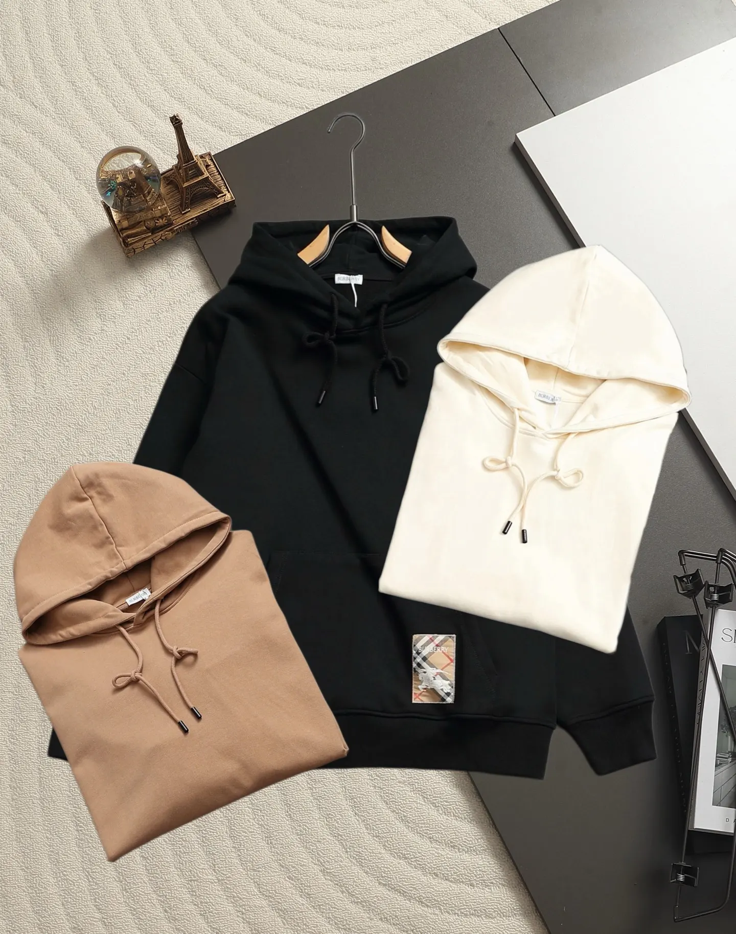 Logo Patch Cotton-Blend Hoodie D19521518 — view 2