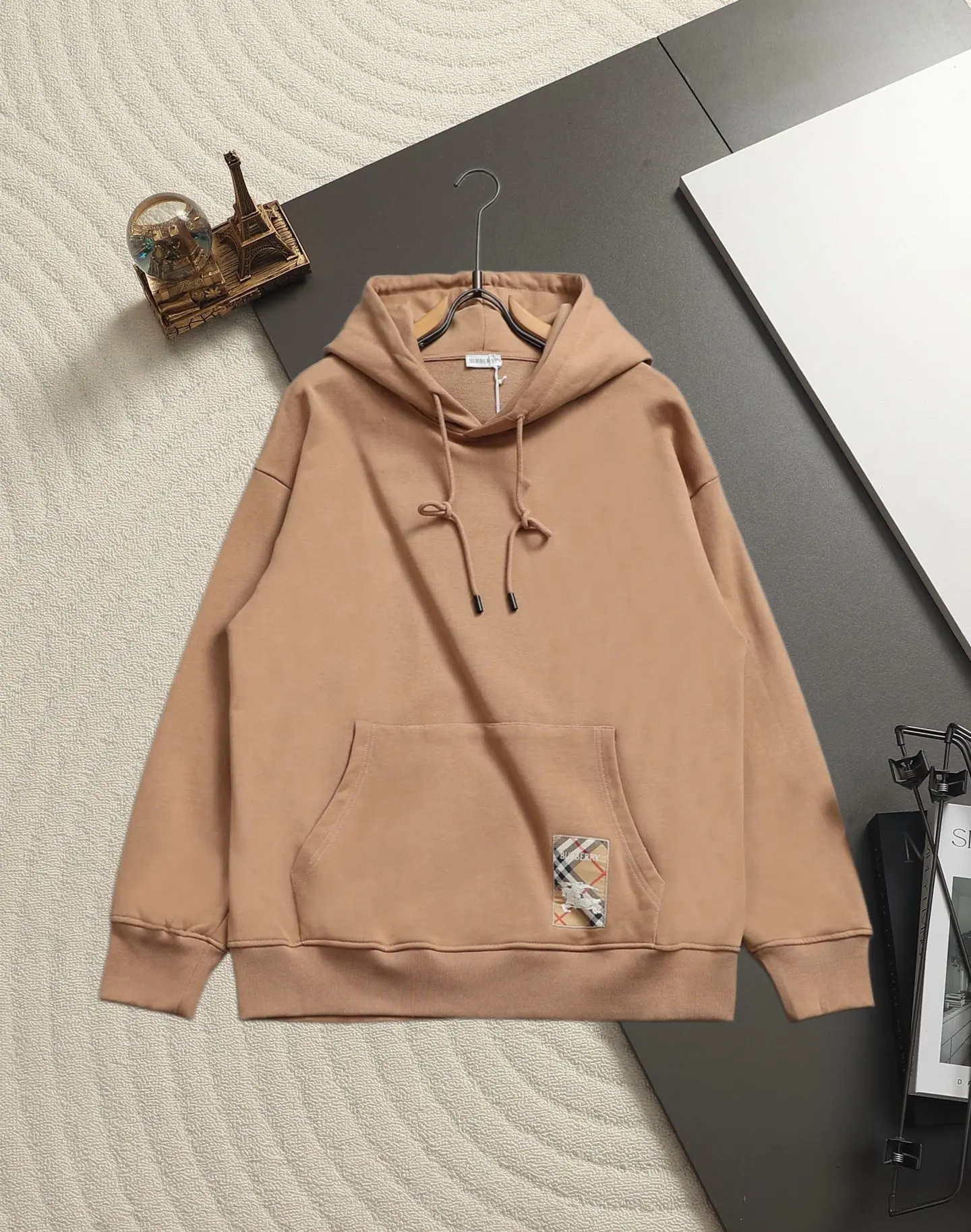 Logo Appliqué Cotton-Blend Hoodie D19521517