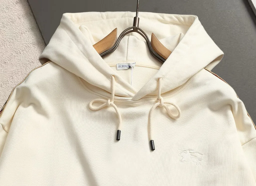 Logo Embroidery Cotton-Blend Hoodie D19521346 — view 3