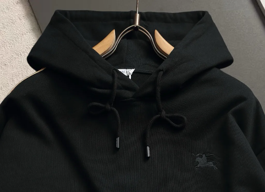 Embroidered Logo Cotton-Blend Hoodie D19521347 — view 3