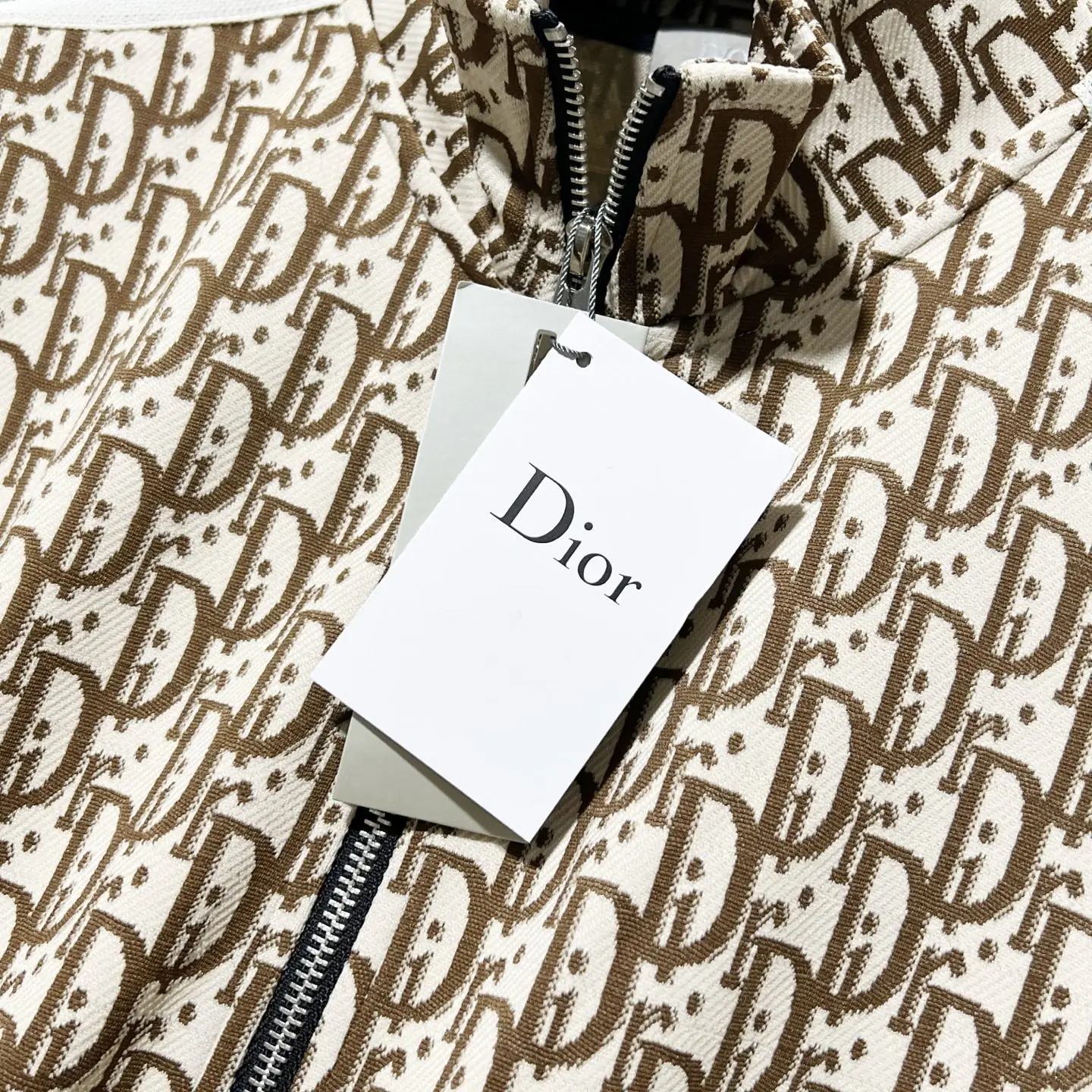Oblique Monogram Zip-Up Track Jacket D19521357 — view 5