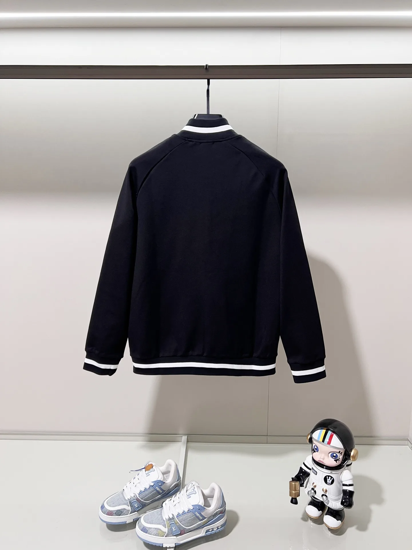 Karl Lagerfeld Patch Zip-Up Track Jacket D19521352 — view 2