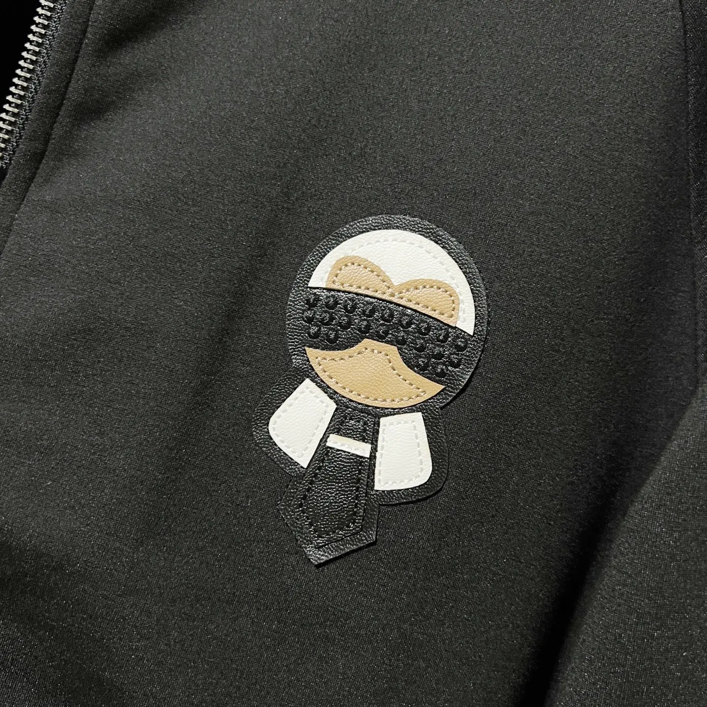 Karl Lagerfeld Patch Zip-Up Track Jacket D19521352 — view 6