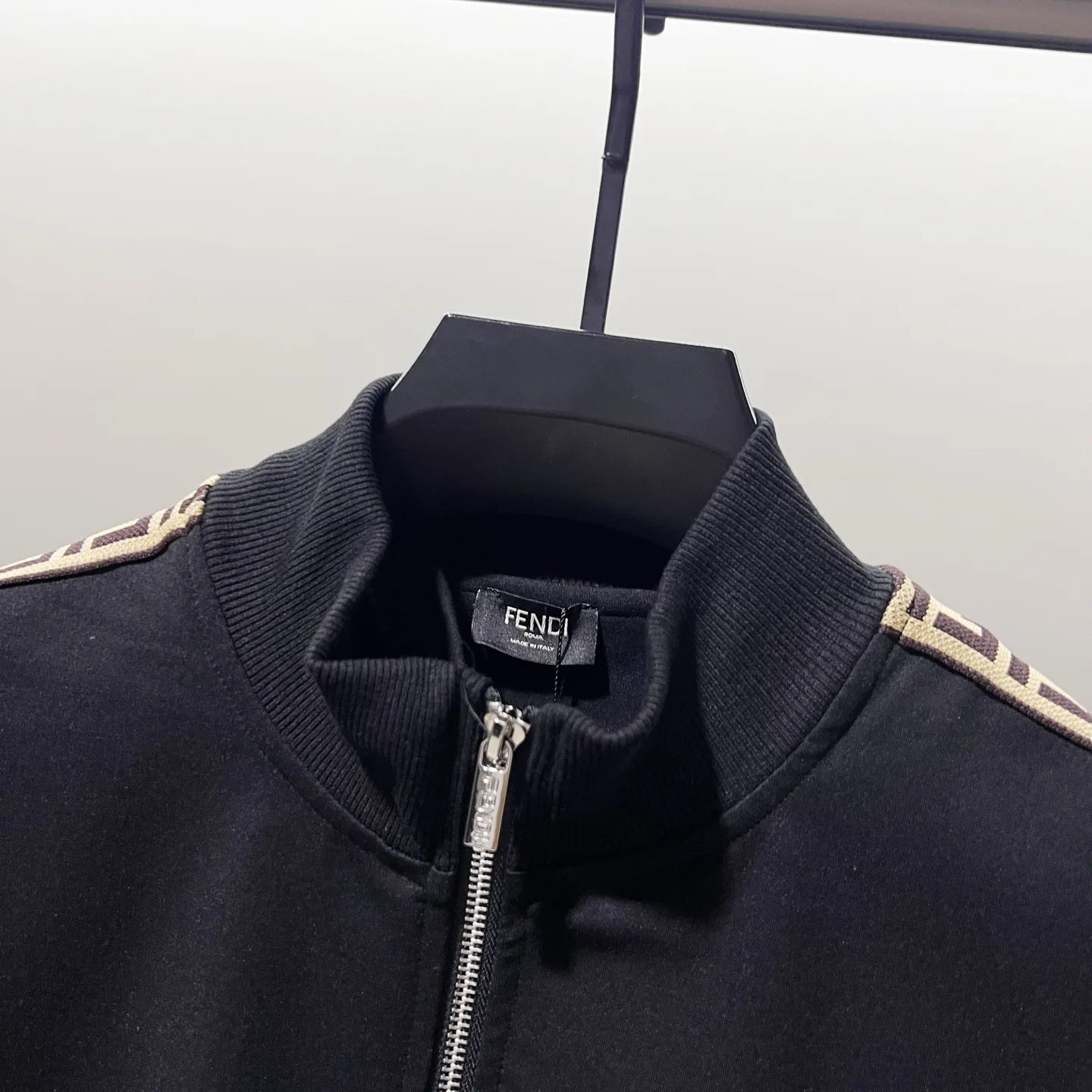 FF Logo Tape Zip-Up Track Jacket D19521350 — view 3