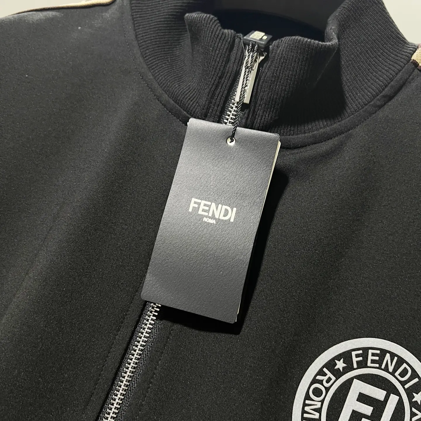 FF Logo Tape Zip-Up Track Jacket D19521350 — view 5
