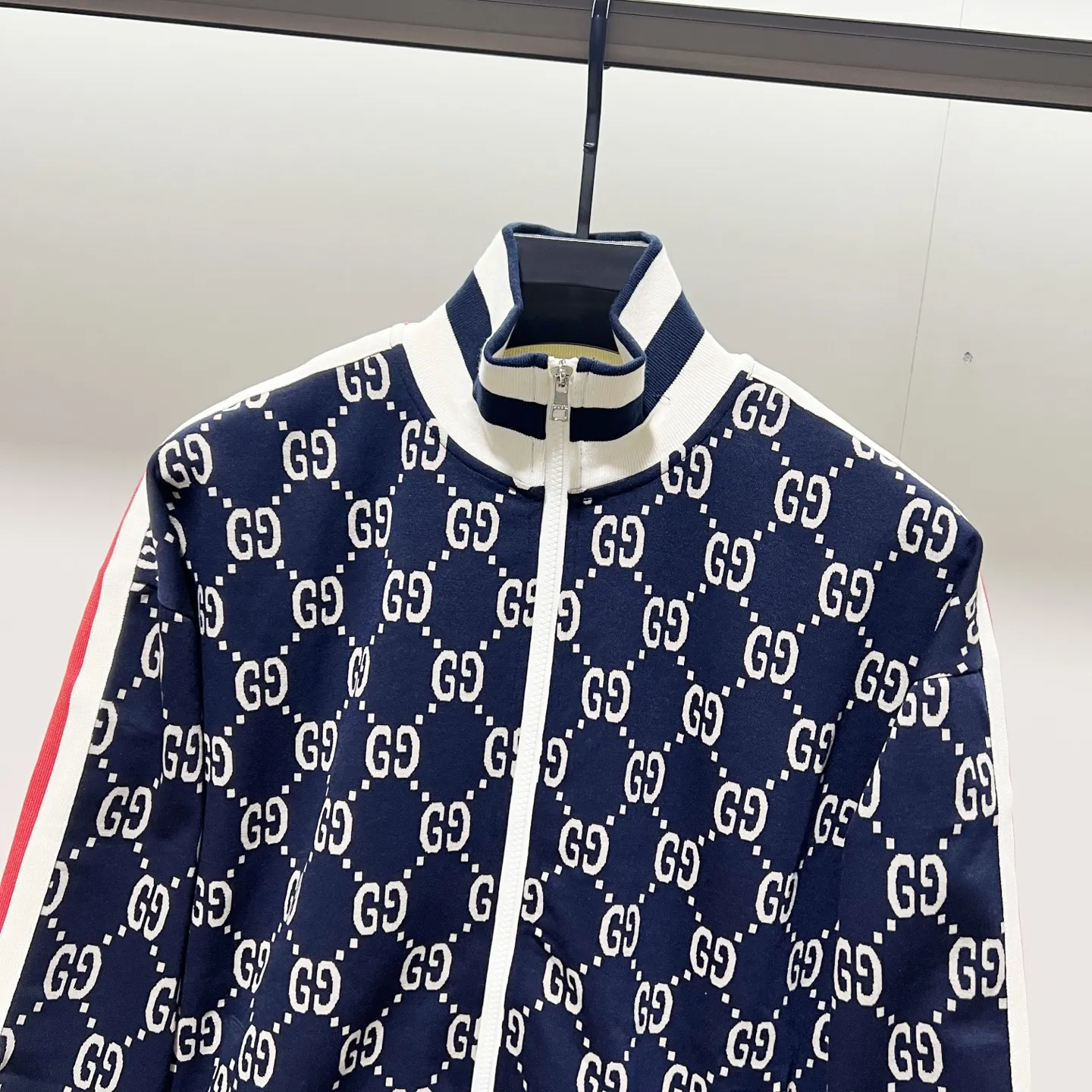 GG Monogram Jacquard Zip-Up Track Jacket D19521375 — view 4
