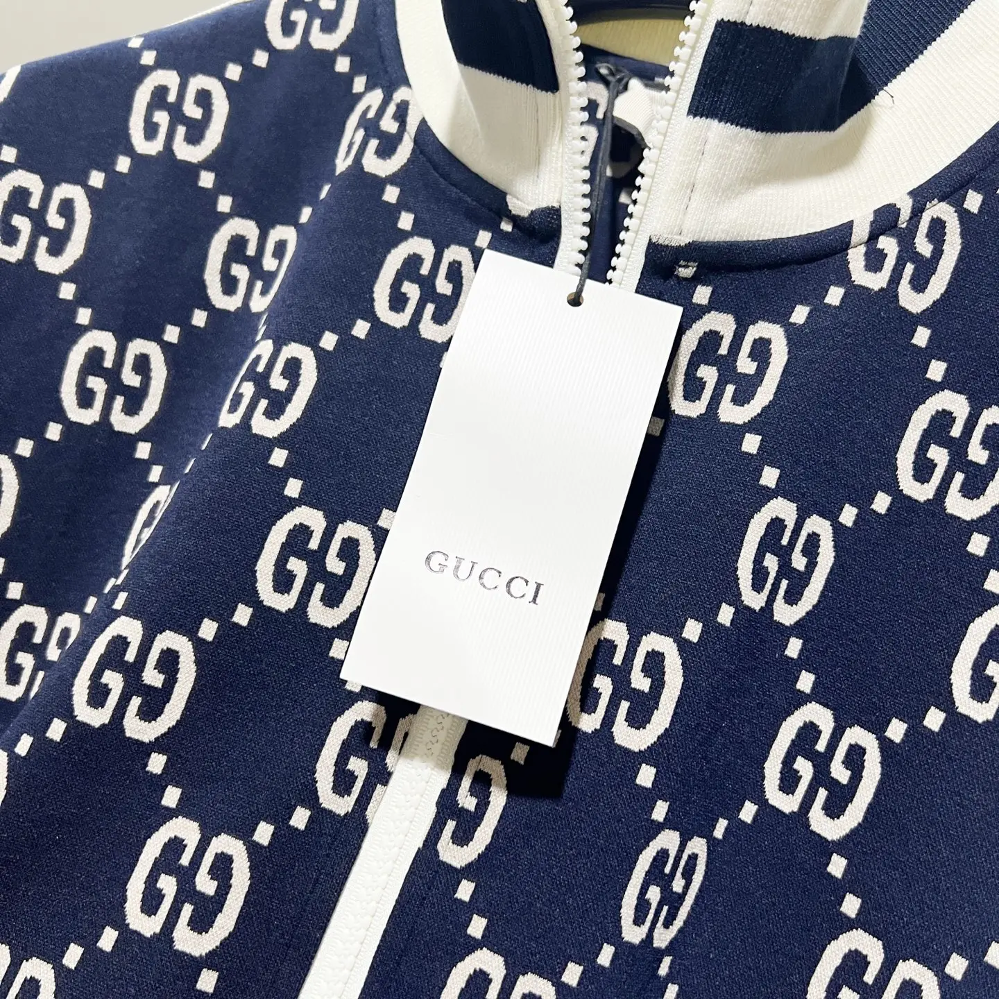 GG Monogram Jacquard Zip-Up Track Jacket D19521375 — view 5