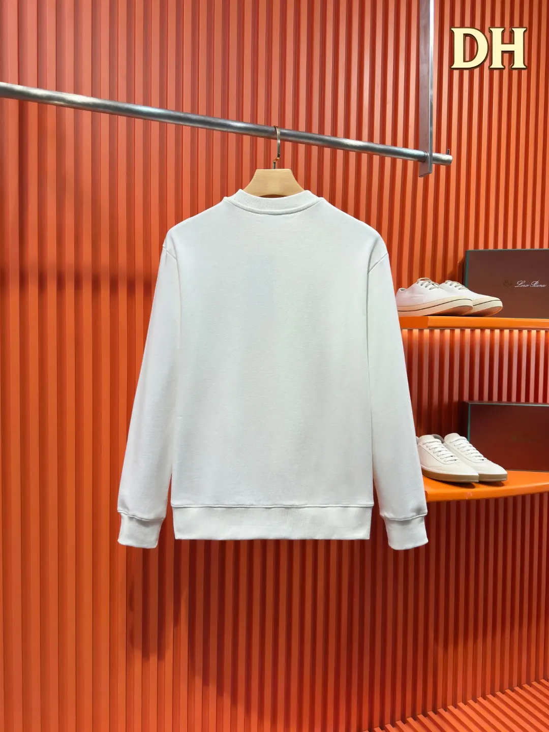 Web Stripe Logo Embroidered Sweatshirt D19523322 — view 2