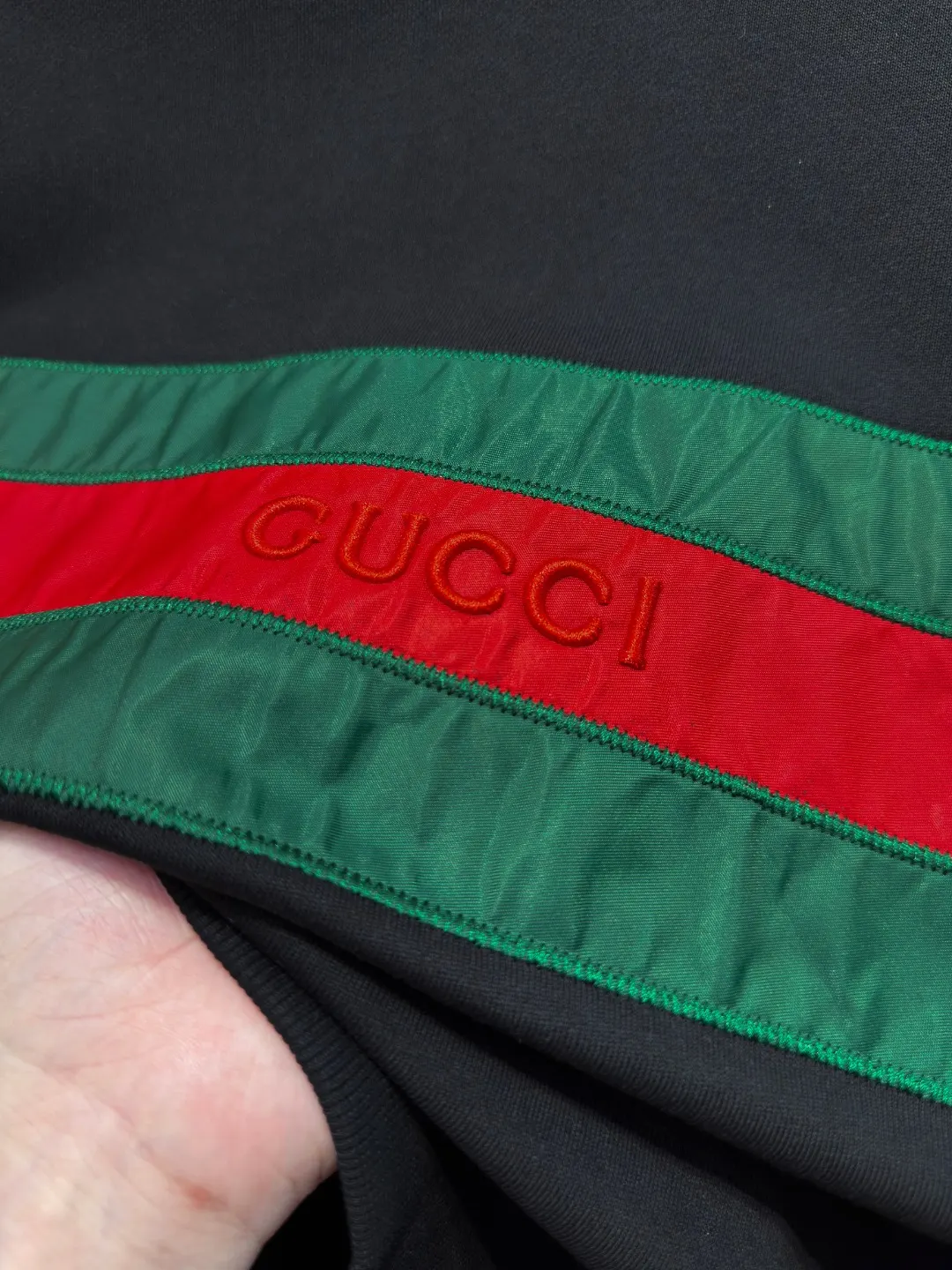 Web Stripe Logo Embroidered Sweatshirt D19523321 — view 5
