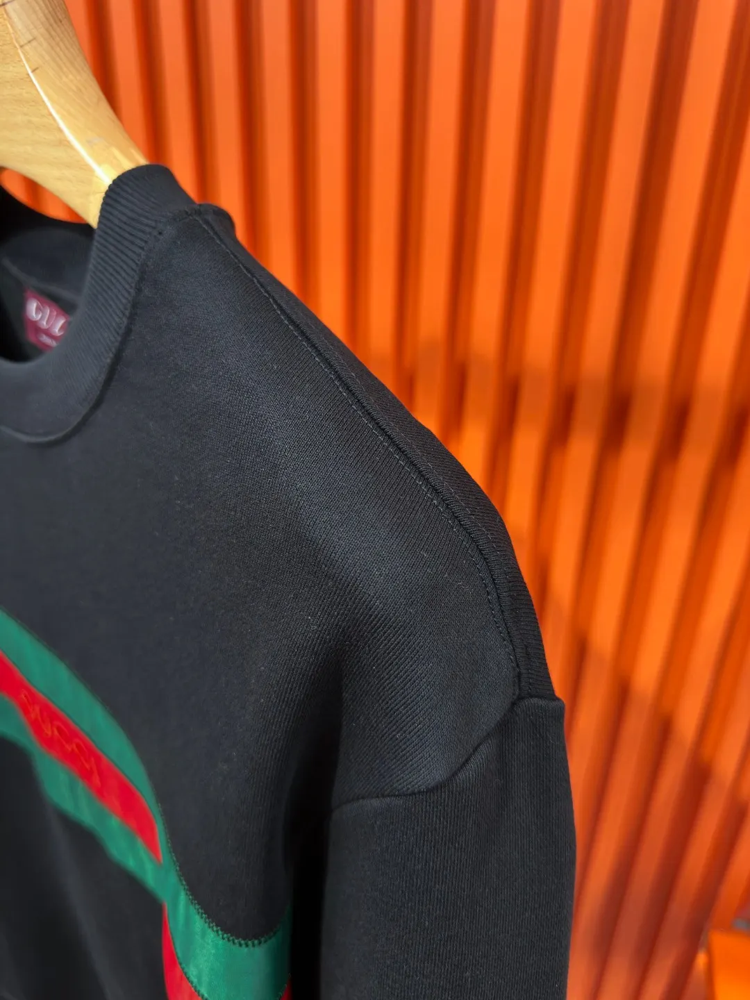 Web Stripe Logo Embroidered Sweatshirt D19523321 — view 8