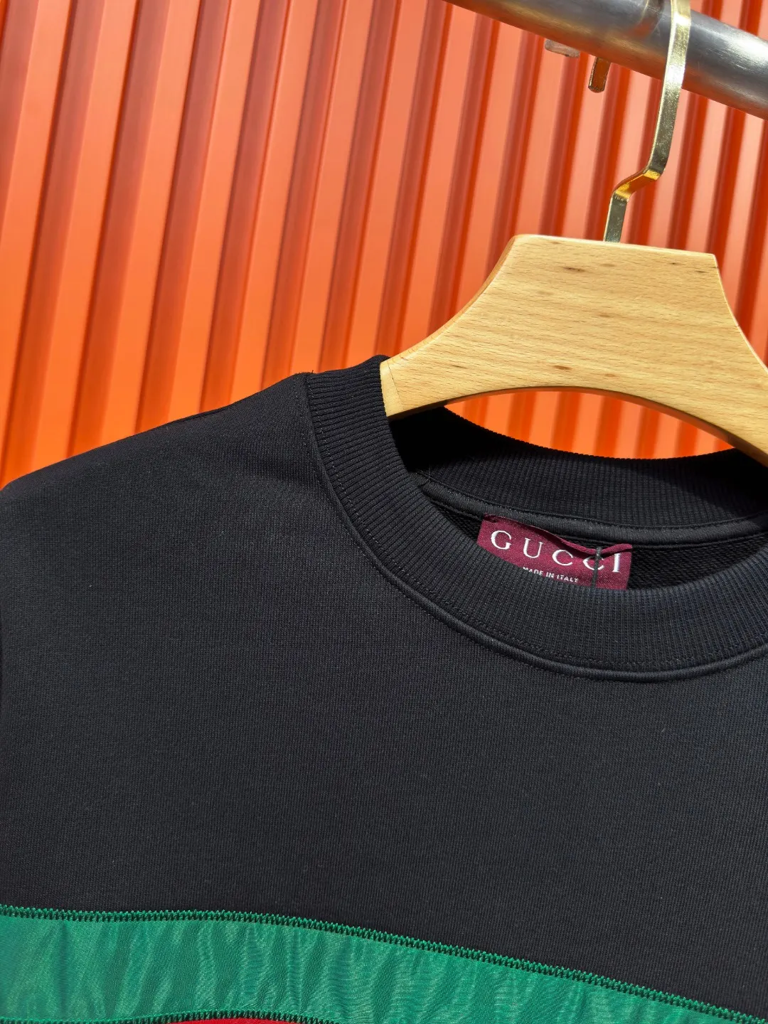 Web Stripe Logo Embroidered Sweatshirt D19523321 — view 9