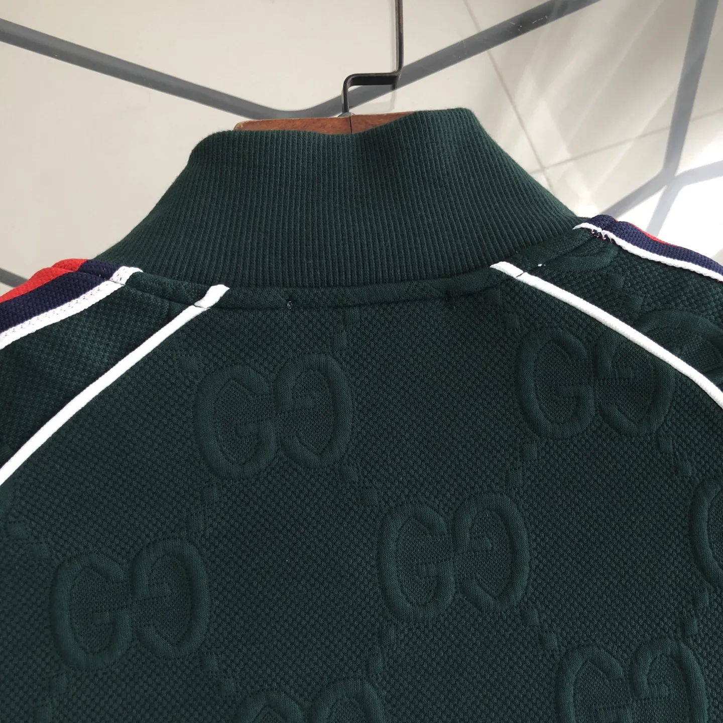 Web-Stripe Monogram Zip-Up Track Jacket D19521383 — view 7