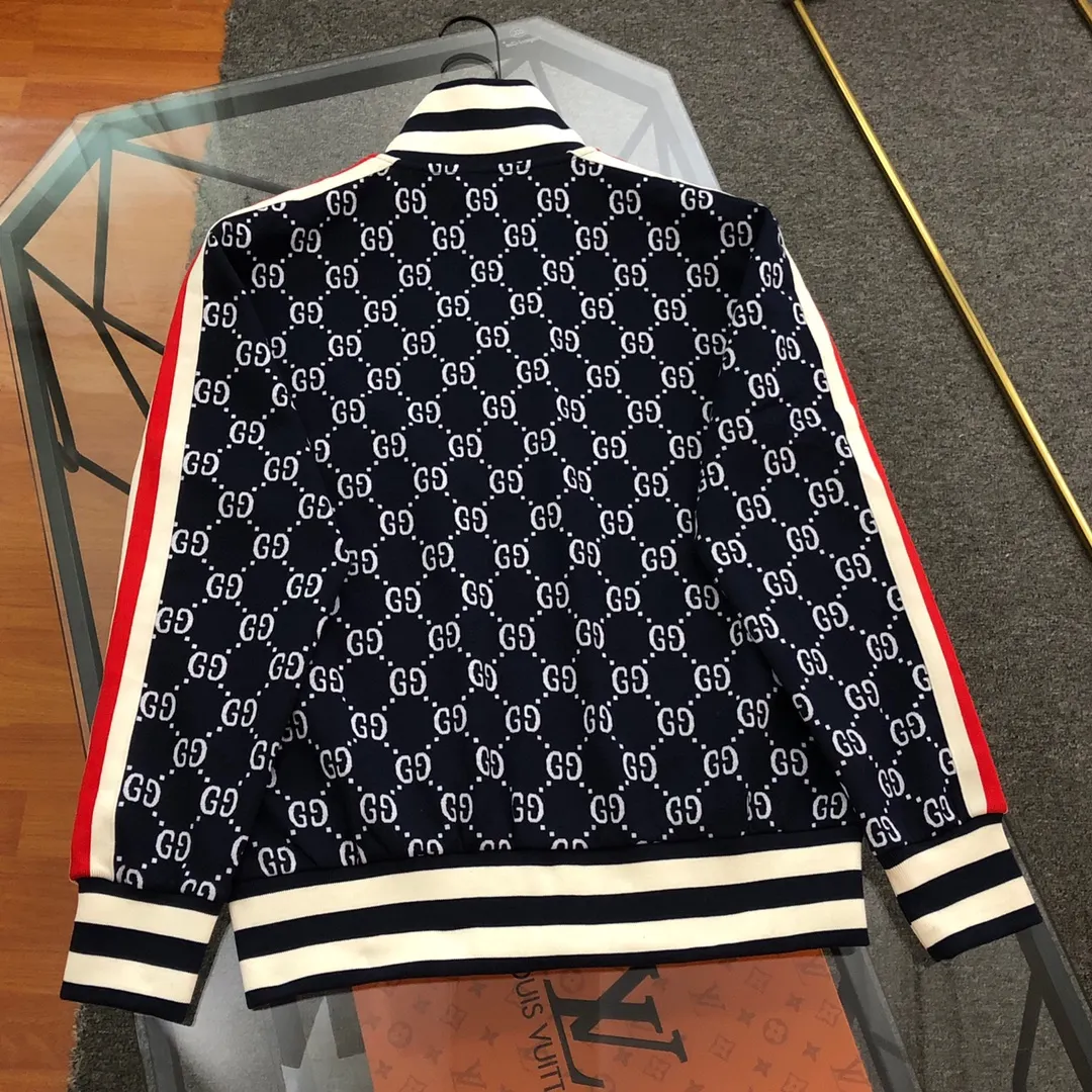 Monogram Print Zip-Up Track Jacket D19521386 — view 2