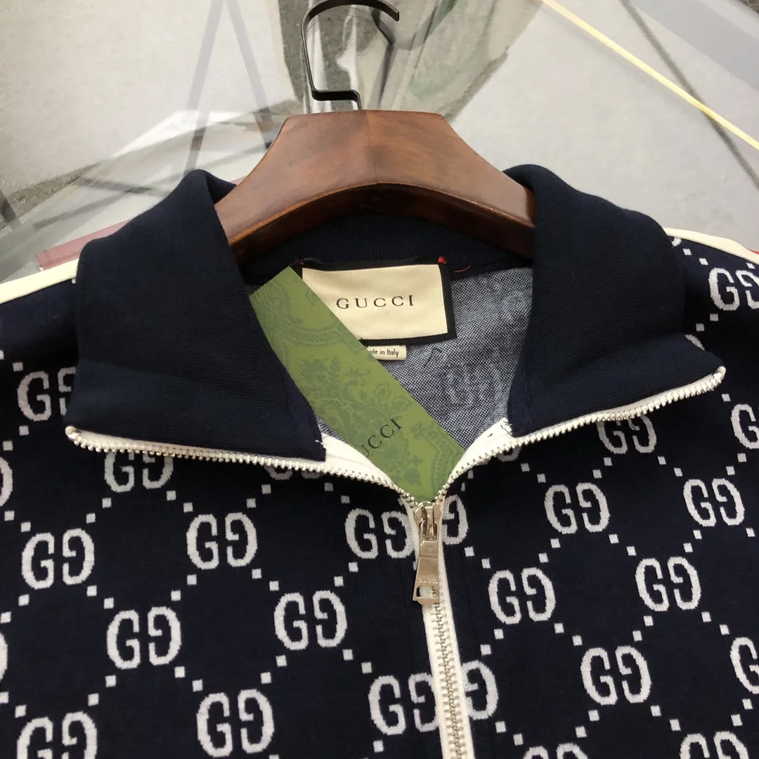 Monogram Print Zip-Up Track Jacket D19521386 — view 4