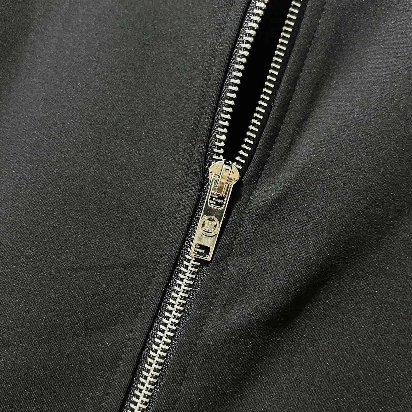 Damier Collar Embroidered Logo Track Jacket D19521358 — view 7