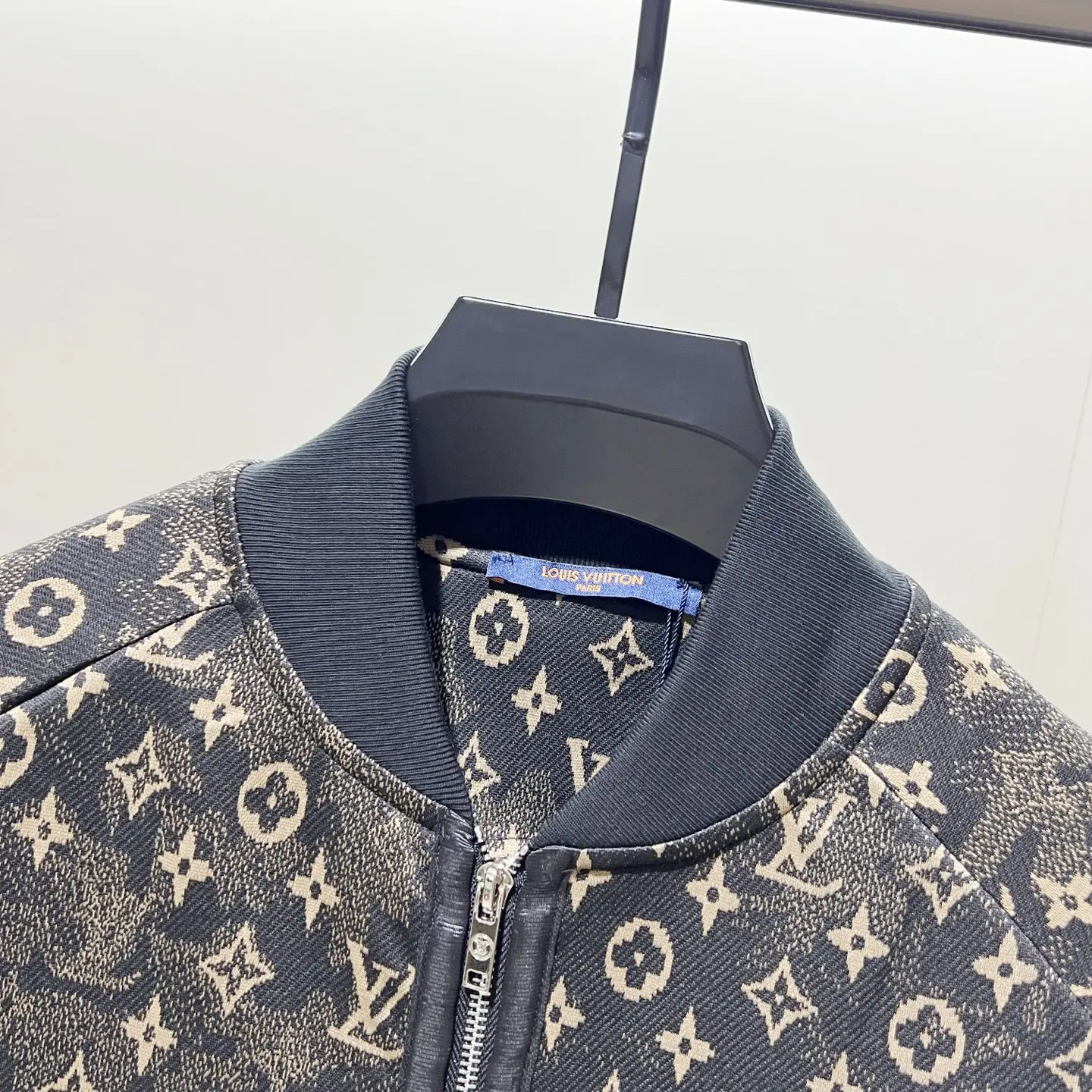 Monogram Print Zip-Up Bomber Jacket D19521359 — view 3