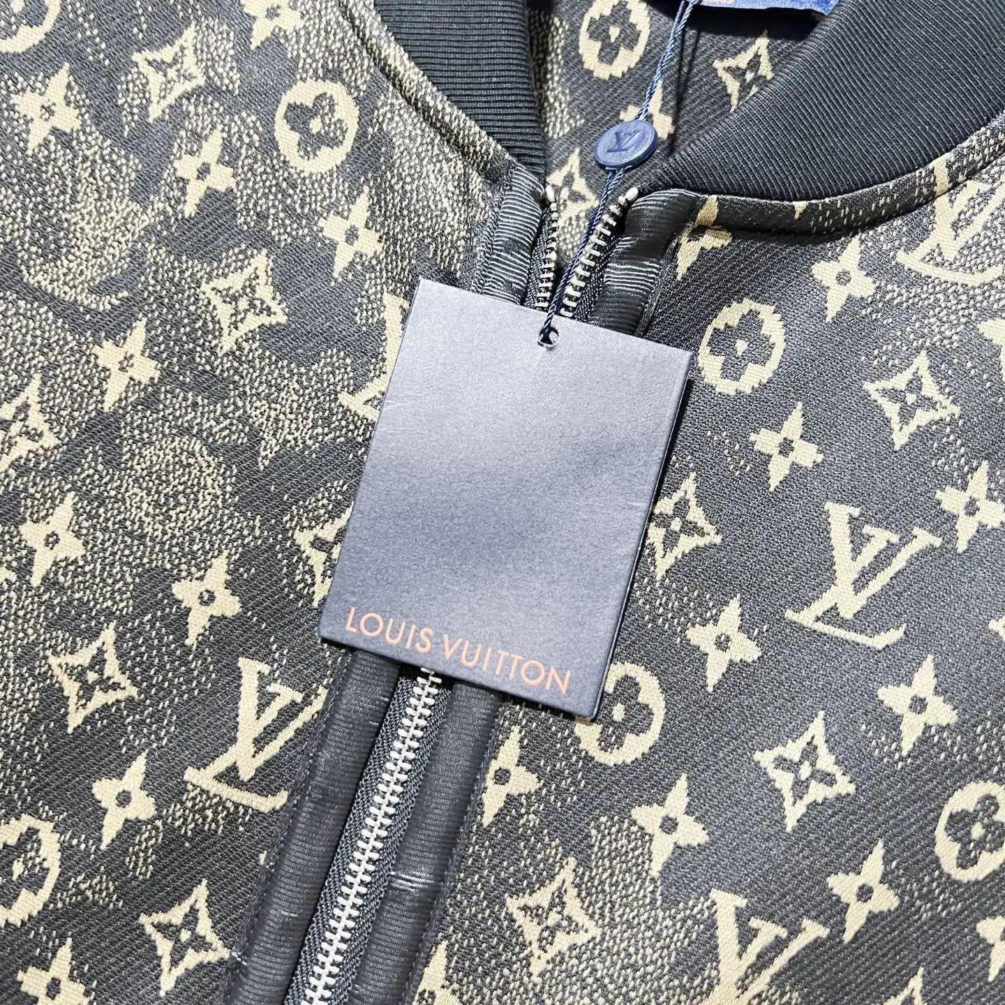 Monogram Print Zip-Up Bomber Jacket D19521359 — view 5