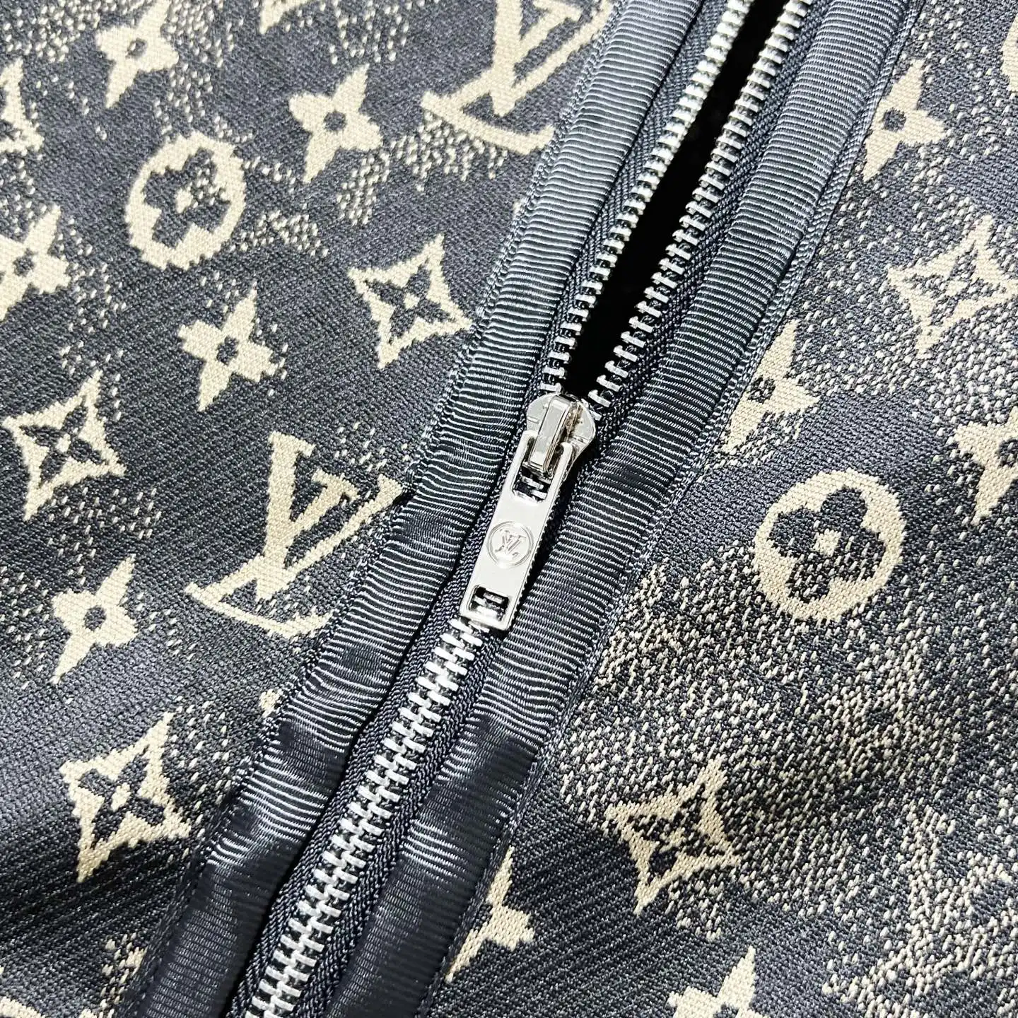 Monogram Print Zip-Up Bomber Jacket D19521359 — view 6
