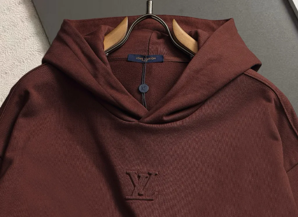 Embossed Logo Cotton-Blend Hoodie D19521343 — view 3