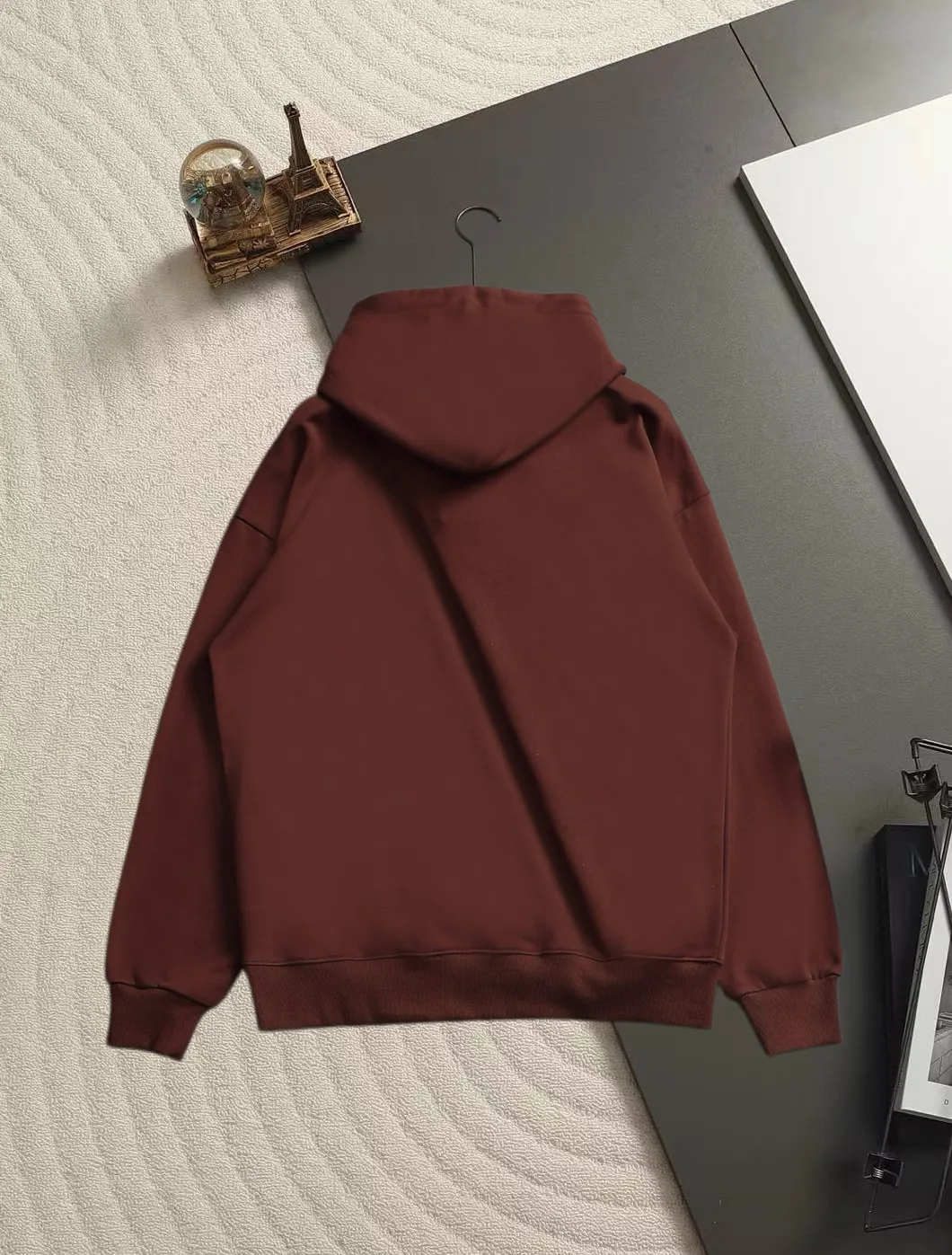 Embossed Logo Cotton-Blend Hoodie D19521343 — view 10