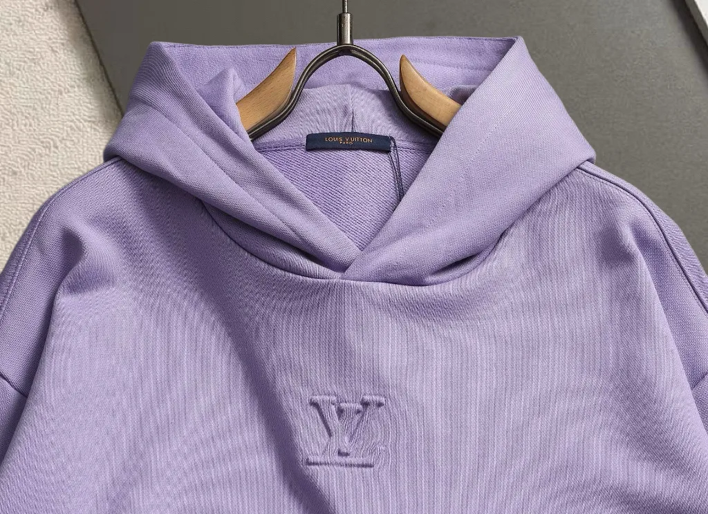 Embossed Logo Cotton-Blend Hoodie D19521342 — view 3