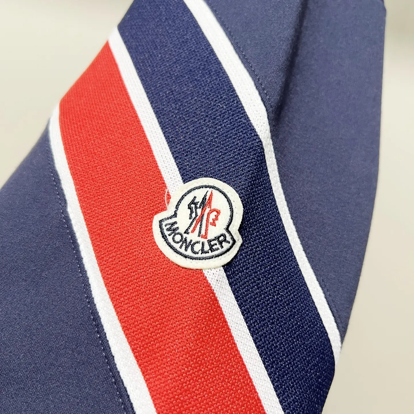 Logo-Patch Striped Zip-Up Track Jacket D19521367 — view 6