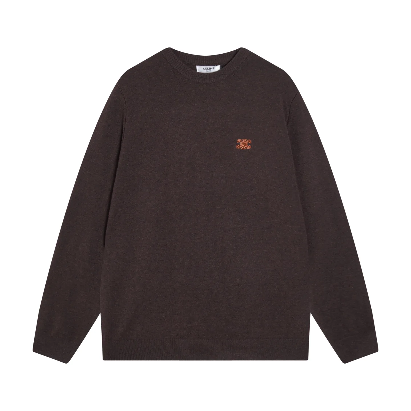 Logo-Embroidered Wool Crew-Neck Sweater D20023349