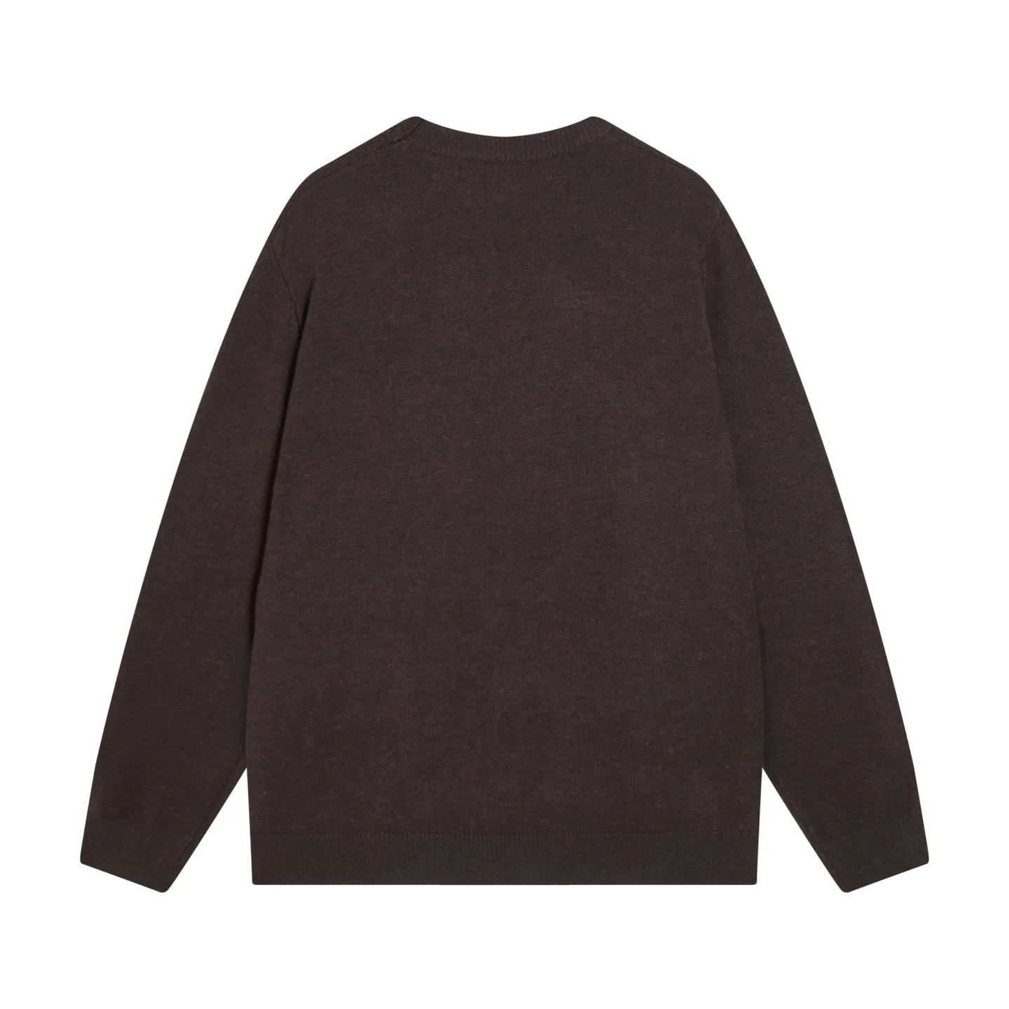 Logo-Embroidered Wool Crew-Neck Sweater D20023349 — view 2