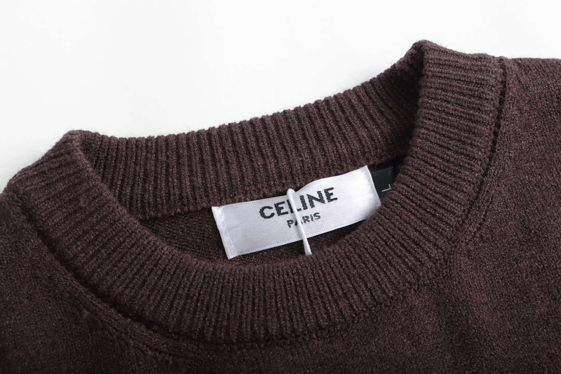 Logo-Embroidered Wool Crew-Neck Sweater D20023349 — view 7