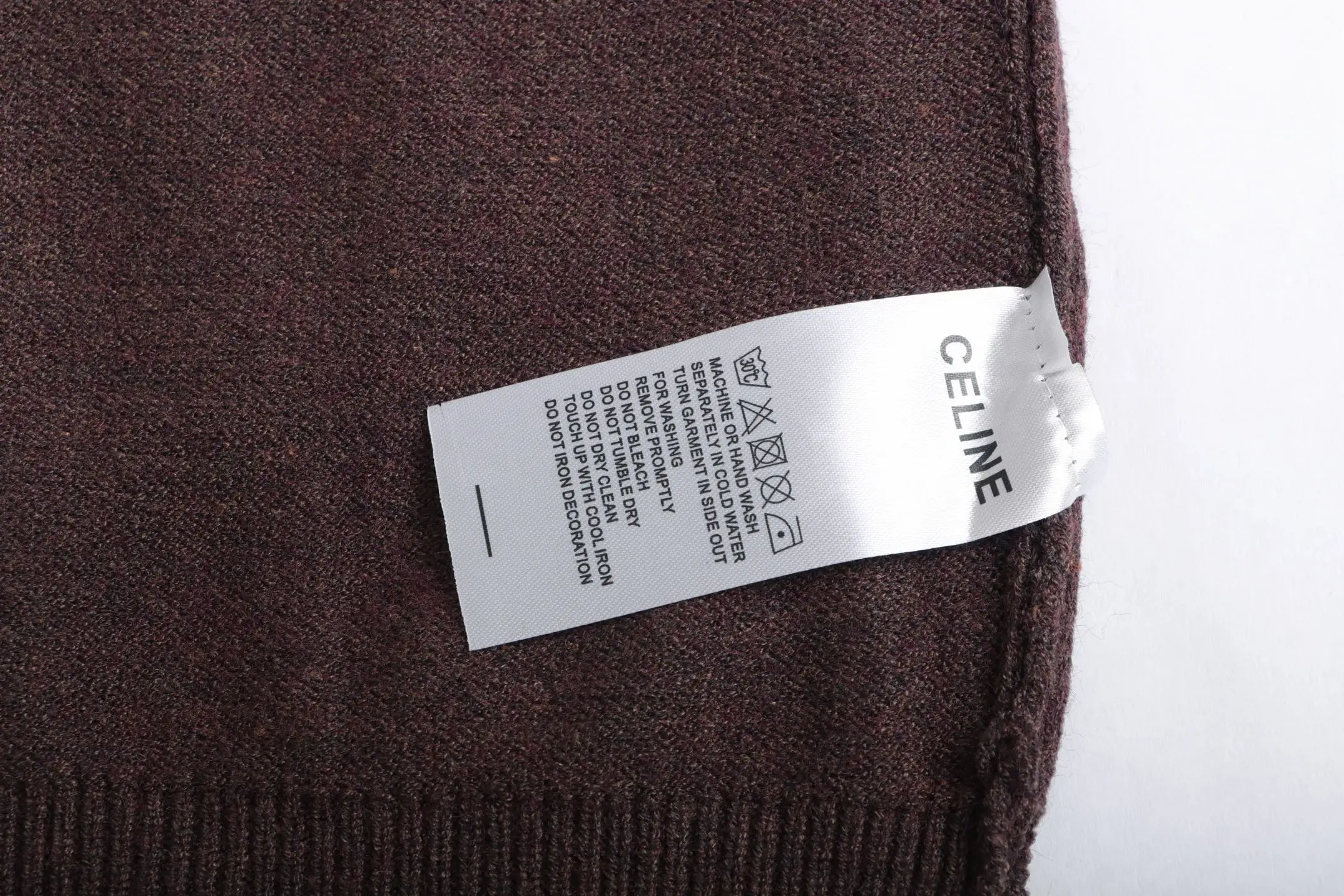Logo-Embroidered Wool Crew-Neck Sweater D20023349 — view 9