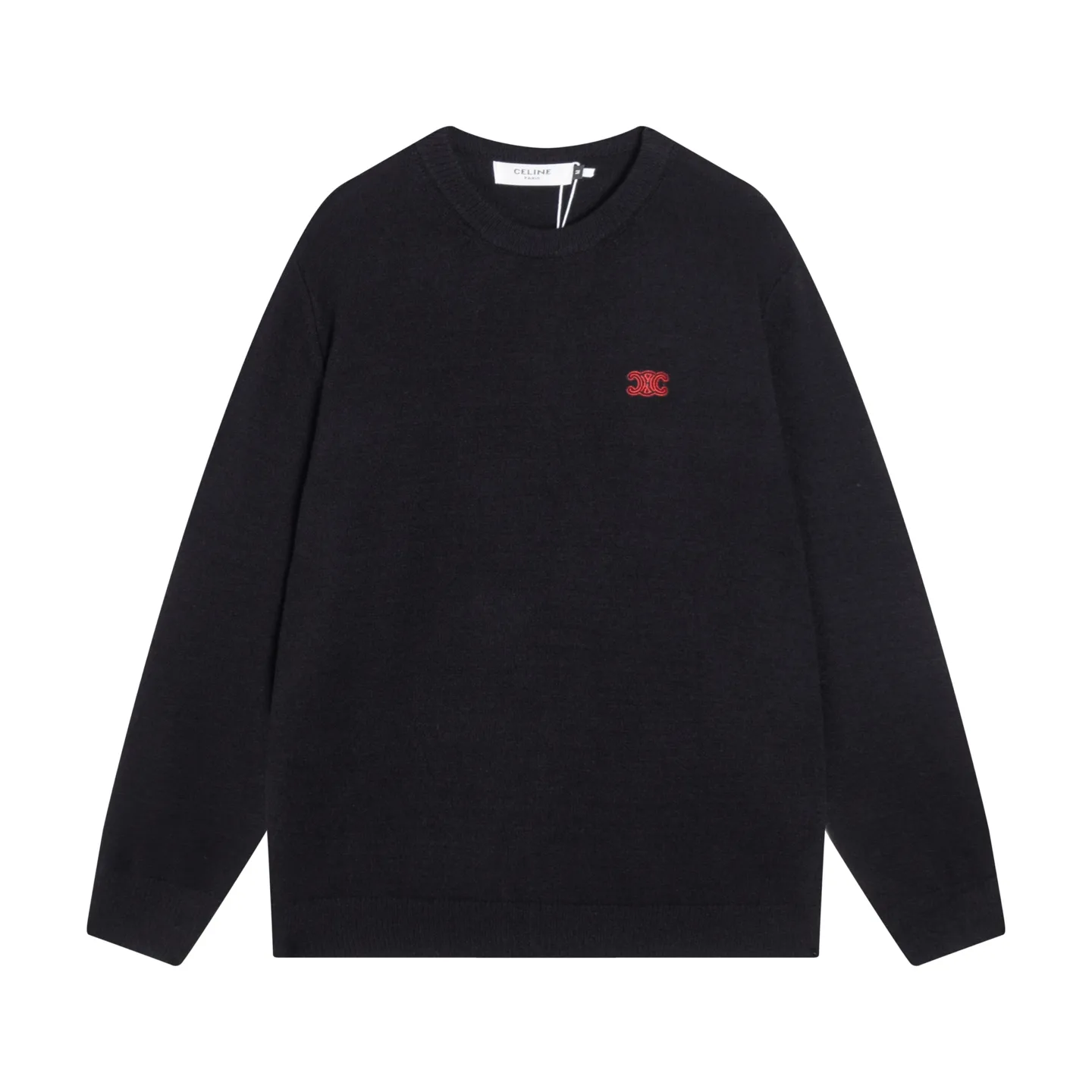 Triomphe Logo Embroidered Wool Sweater D20023350