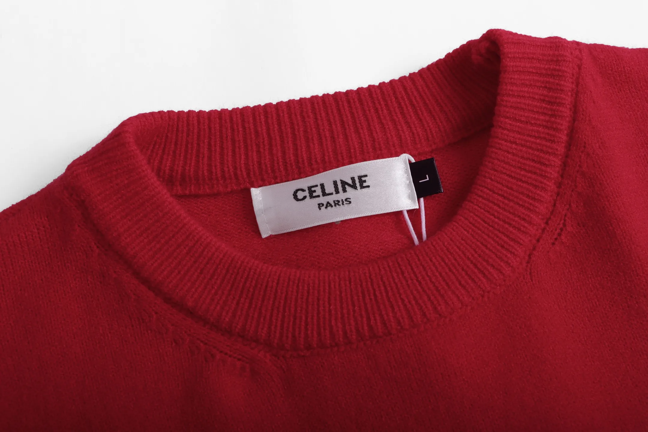 Triomphe Logo Embroidered Wool Sweater D20023346 — view 4