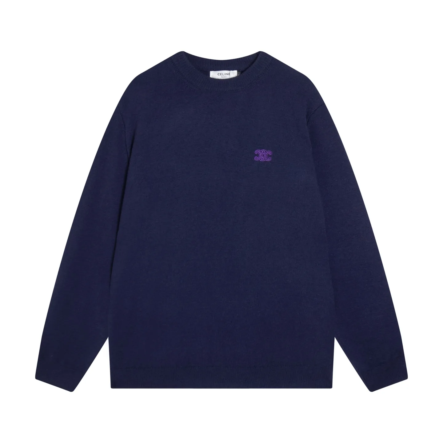 Logo-Embroidered Wool Crew-Neck Sweater D20023348