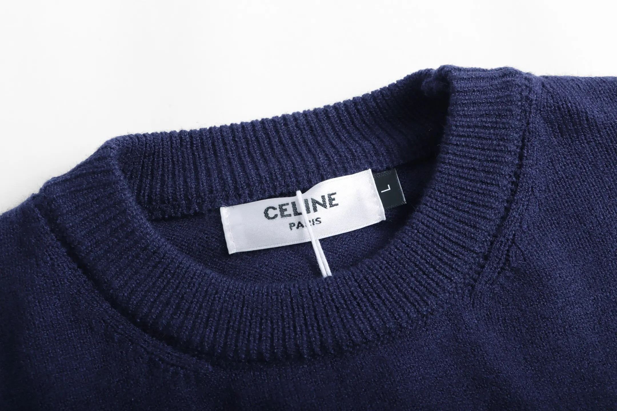 Logo-Embroidered Wool Crew-Neck Sweater D20023348 — view 6