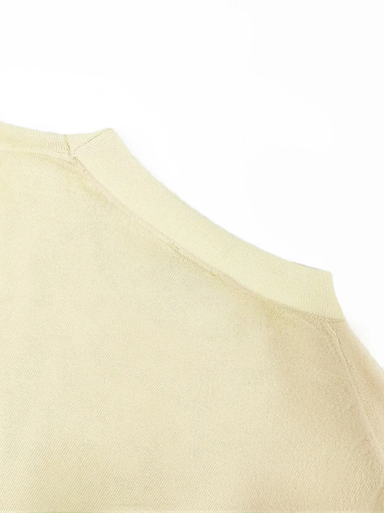 Anagram Embroidered Short-Sleeve Merino Wool Sweater D20022702 — view 4