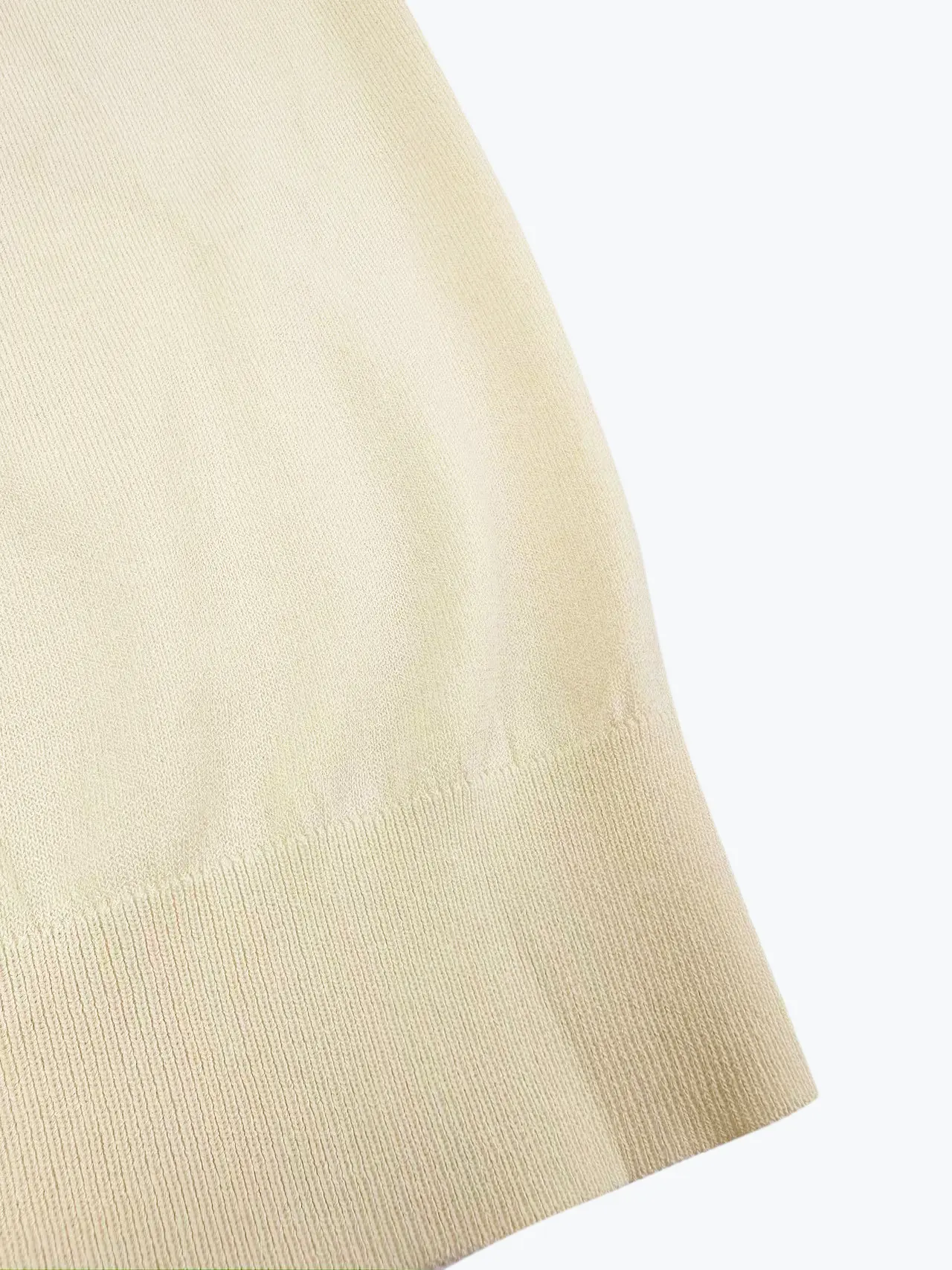 Anagram Embroidered Short-Sleeve Merino Wool Sweater D20022702 — view 8