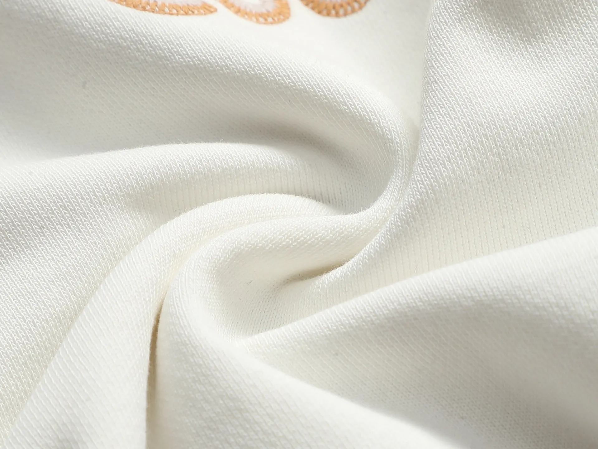 Anagram Logo Embroidered Cotton Hoodie D20023295 — view 10