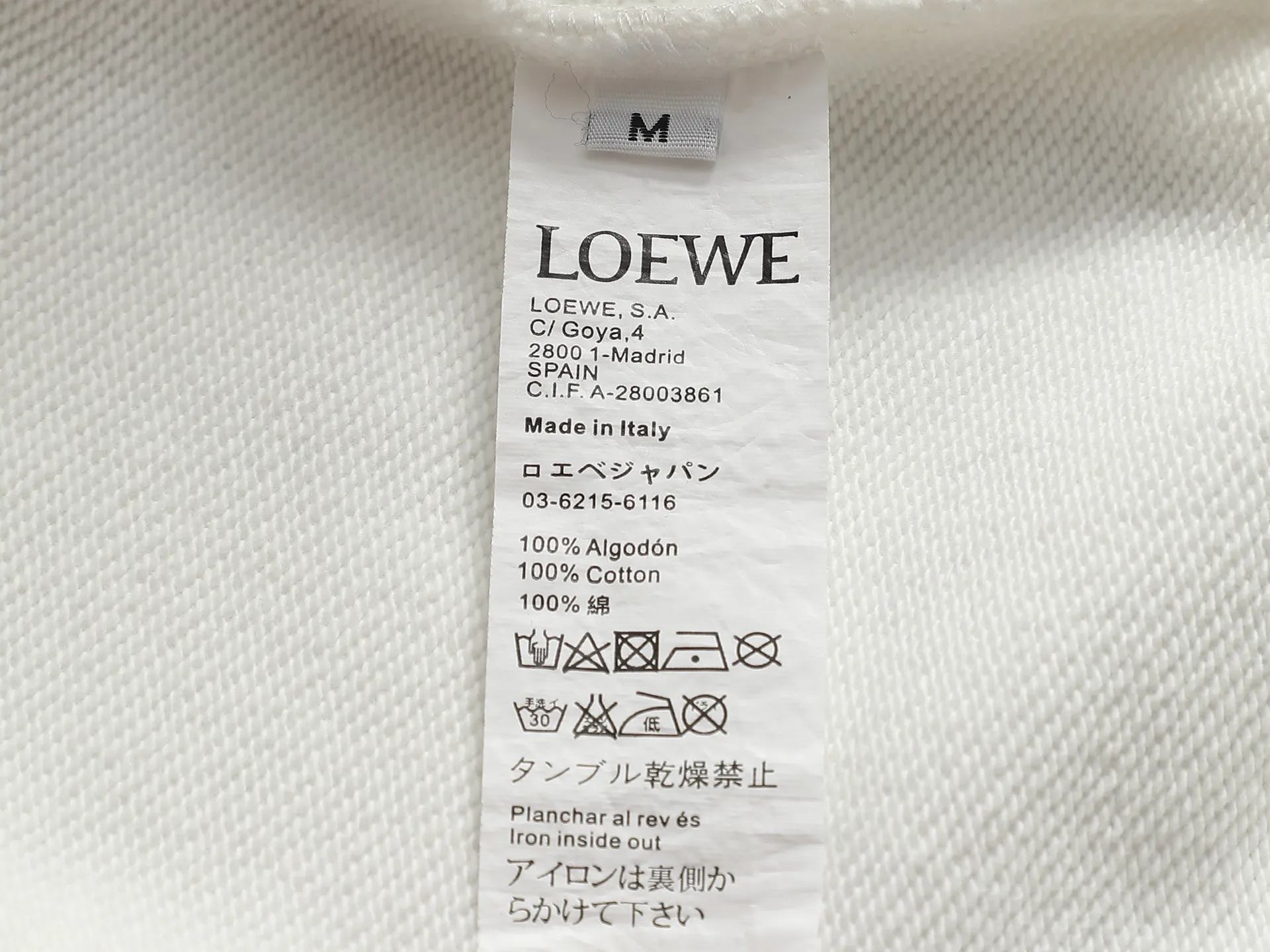 Anagram Logo Embroidered Cotton Hoodie D20023295 — view 11