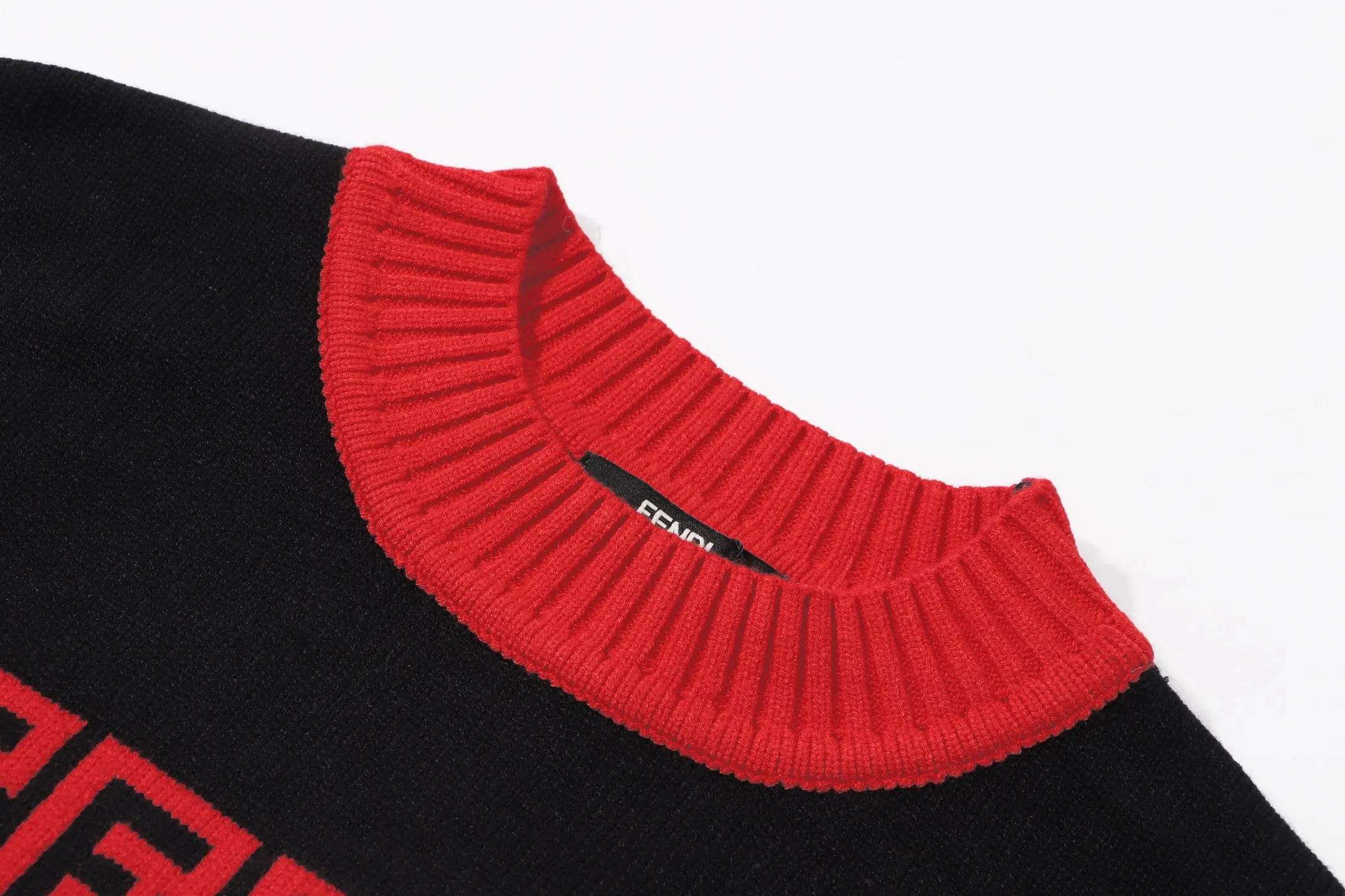 Fendi Roma Logo Intarsia Wool Sweater D20023369 — view 5