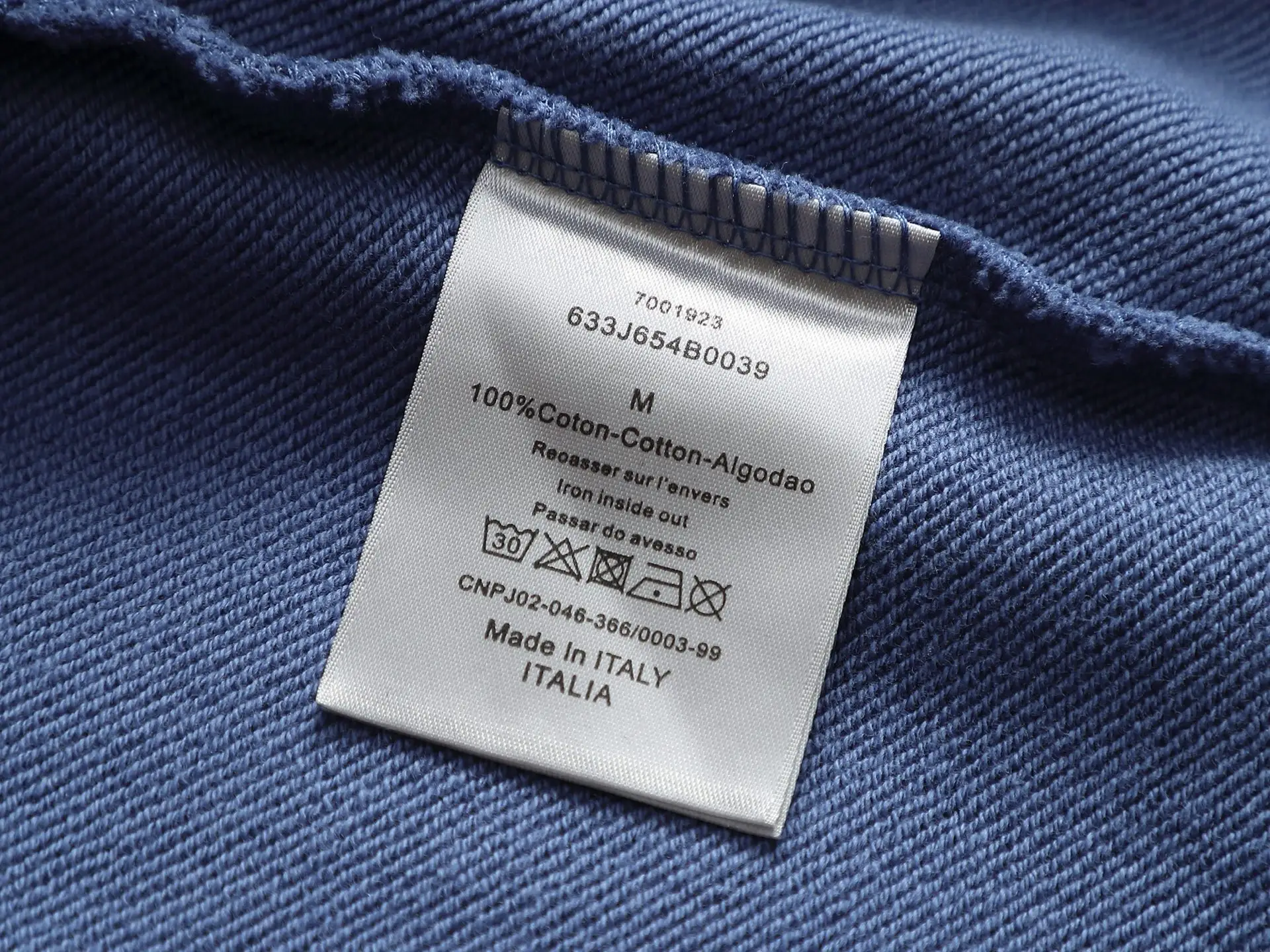 Logo Embroidery Cotton-Blend Hoodie D20023315 — view 10